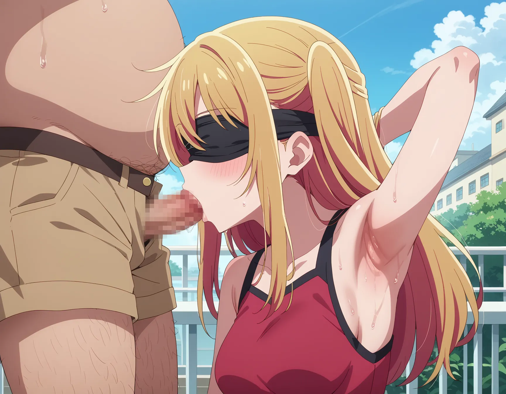 【「腋・脇」AIエロ画像（イラスト・アニメ・二次元風）4705枚まとめ！(17ページ目)のエロ画像25枚目