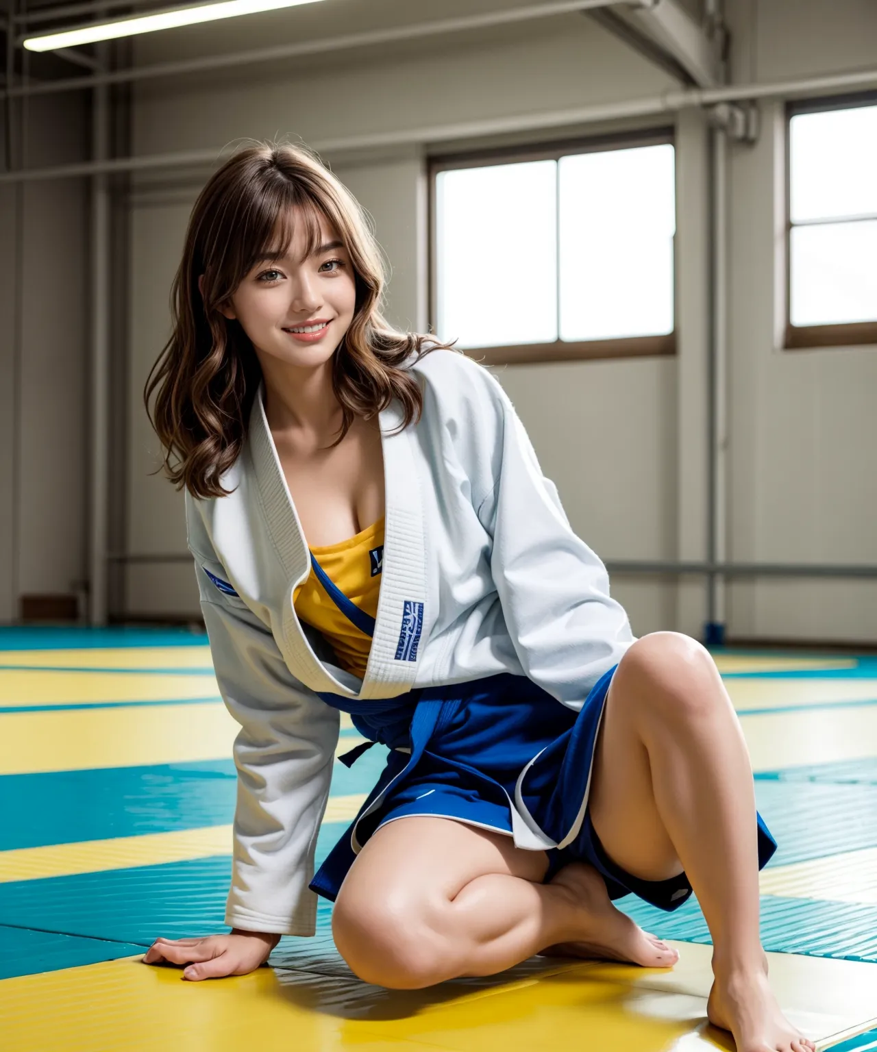 【「道着（空手・柔道）」AIエロ画像（リアル・実写・フォト風）515枚まとめ！(2ページ目)のエロ画像24枚目