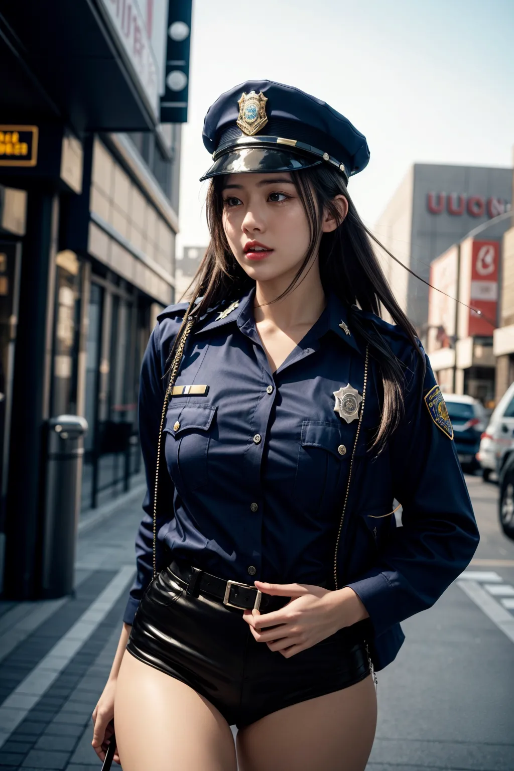 【「女警官」AIエロ画像（リアル・実写・フォト風）810枚まとめ！(3ページ目)のエロ画像24枚目