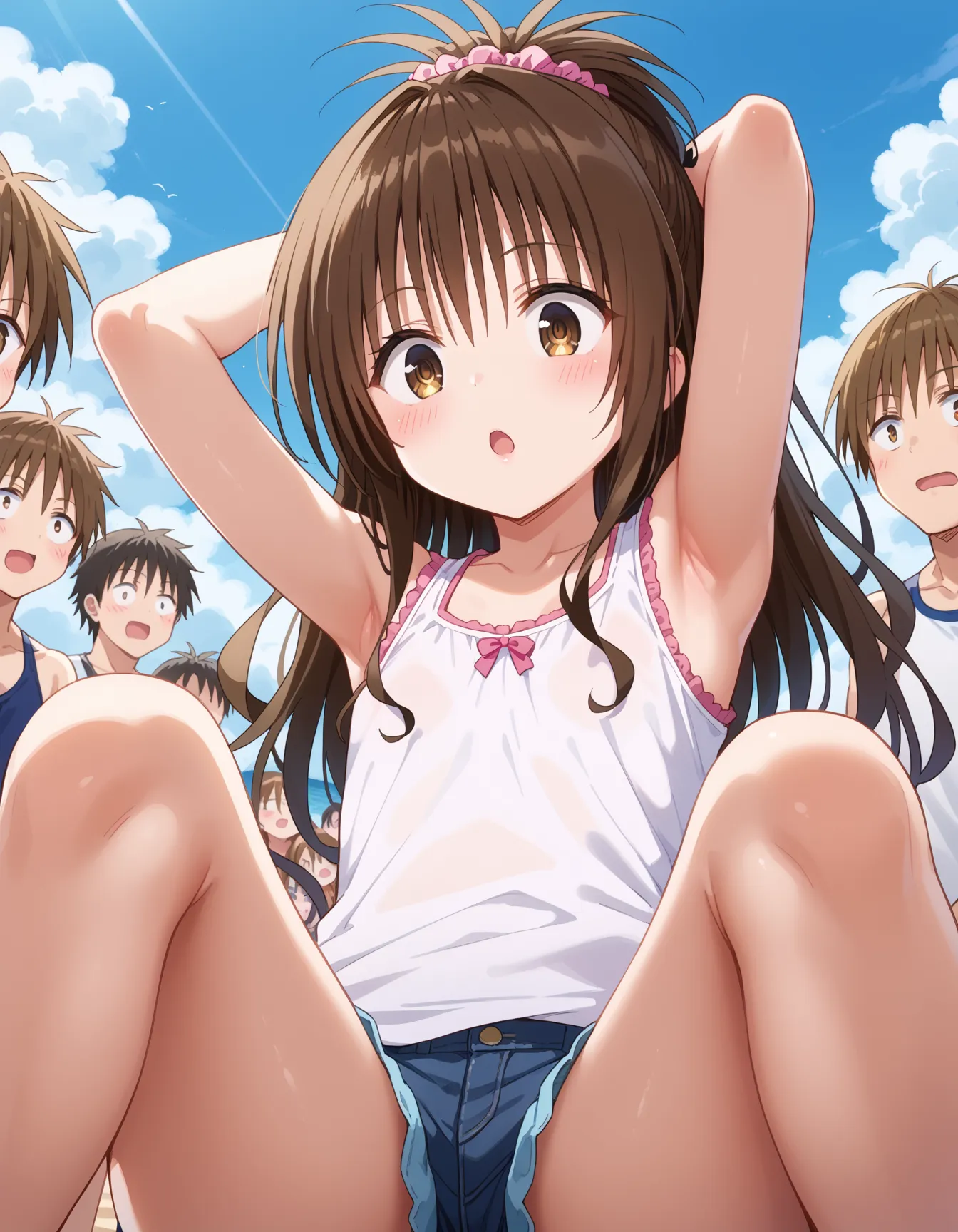 【「貧乳」AIエロ画像（イラスト・アニメ・二次元風）8390枚まとめ！(32ページ目)のエロ画像1枚目