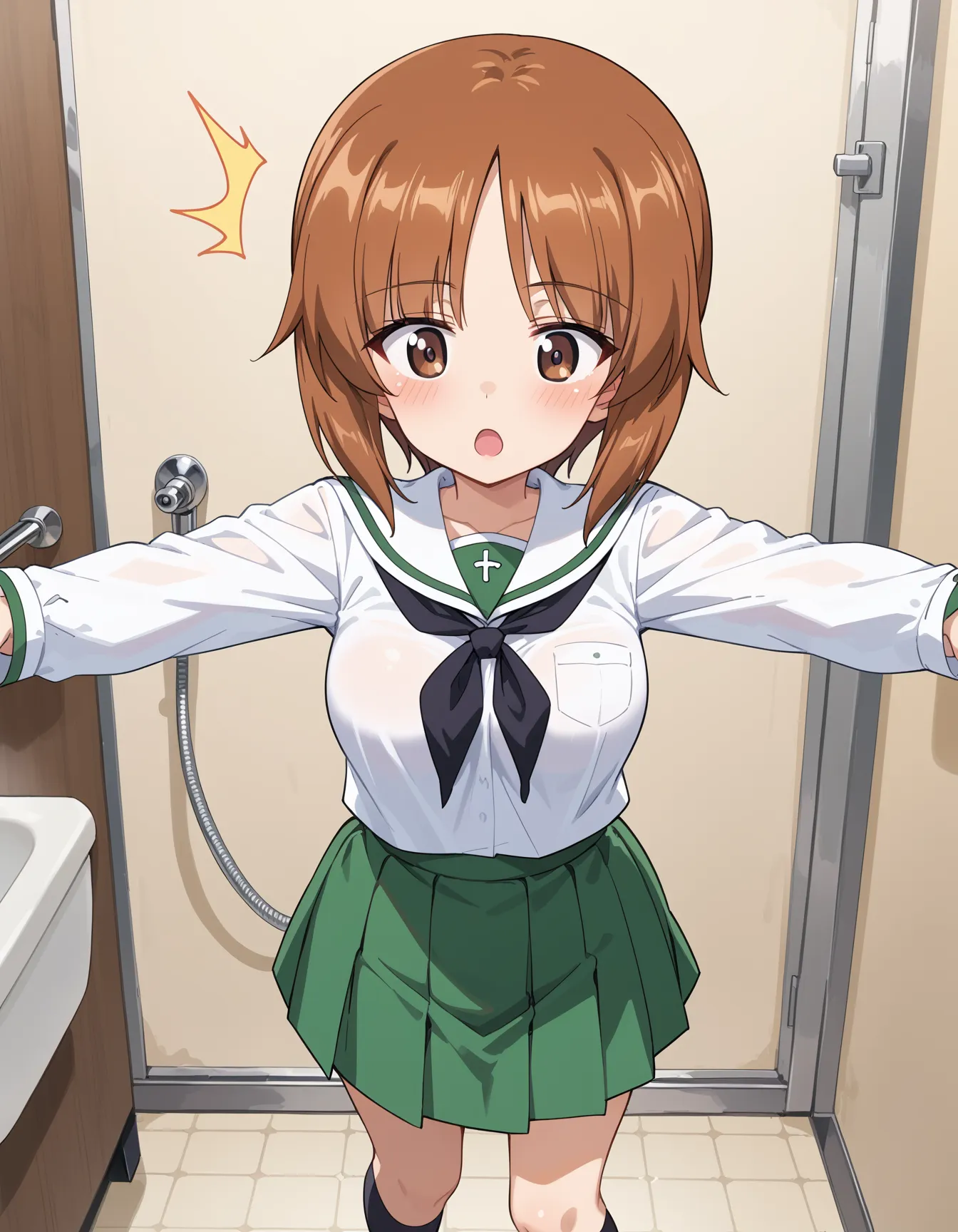 【「学制服」AIエロ画像（イラスト・アニメ・二次元風）4855枚まとめ！(17ページ目)のエロ画像5枚目