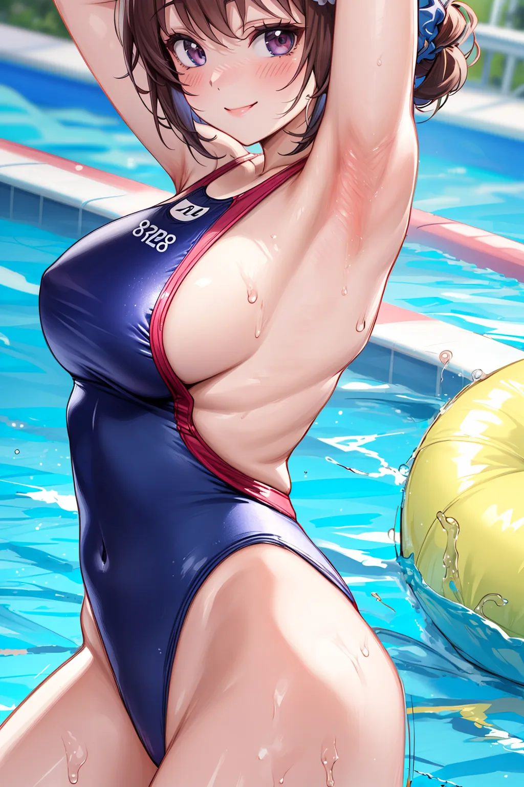【「腋・脇」AIエロ画像（イラスト・アニメ・二次元風）4705枚まとめ！(17ページ目)のエロ画像21枚目