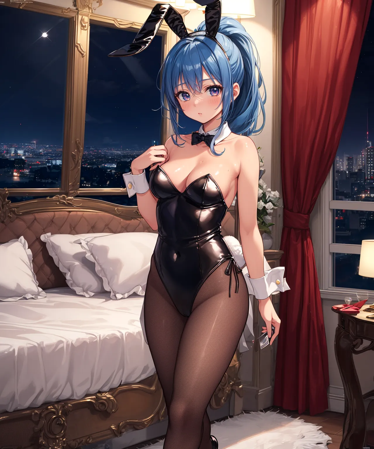 【「パンスト」AIエロ画像（イラスト・アニメ・二次元風）1436枚まとめ！(6ページ目)のエロ画像14枚目