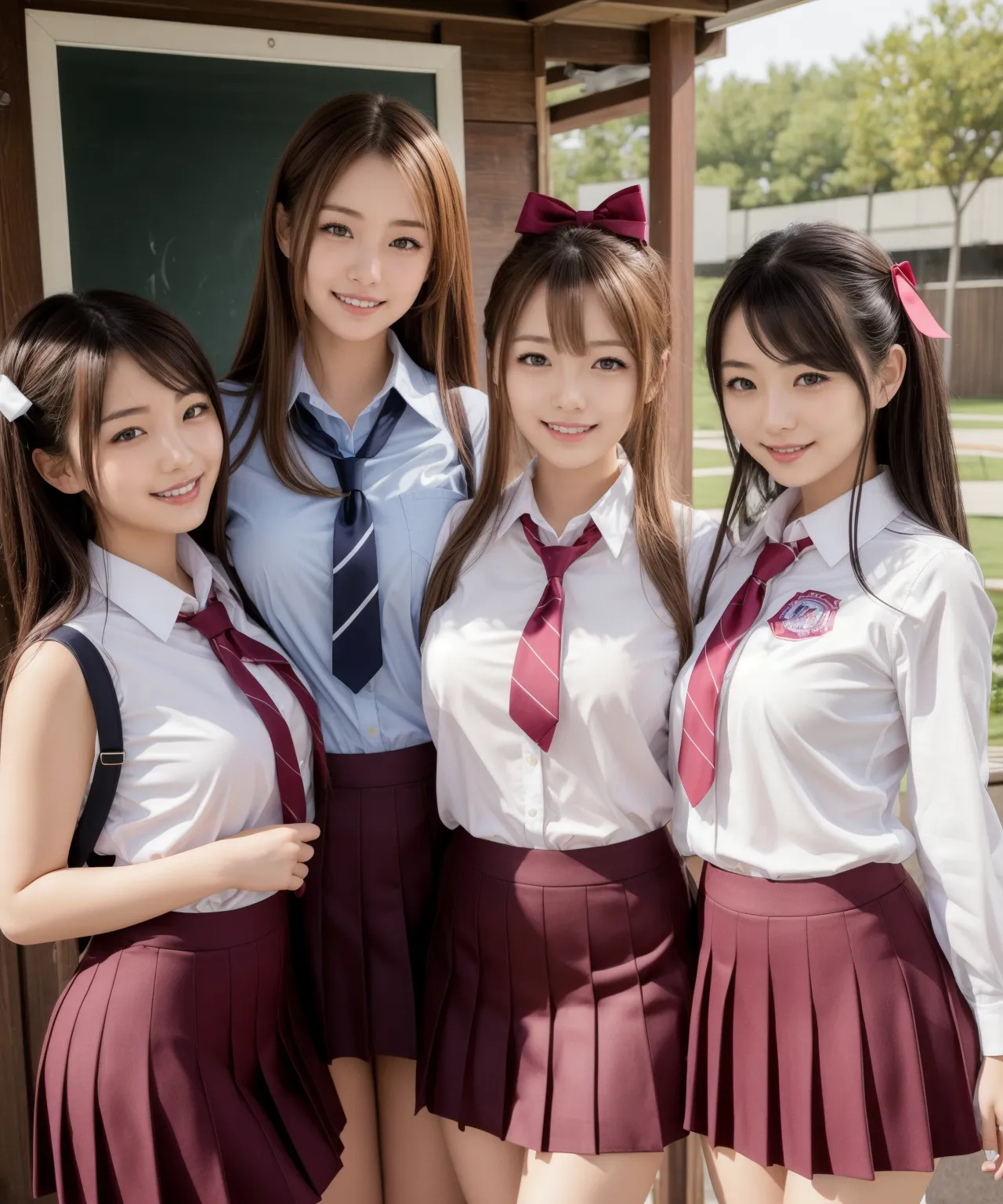 【「学制服」AIエロ画像（リアル・実写・フォト風）8482枚まとめ！(31ページ目)のエロ画像19枚目