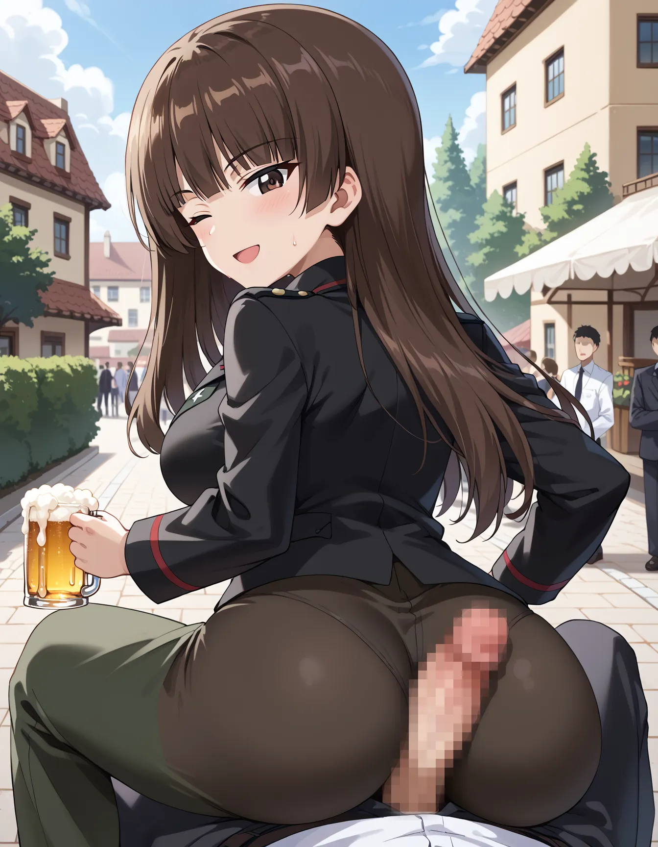 【「尻」AIエロ画像（イラスト・アニメ・二次元風）13361枚まとめ！(48ページ目)のエロ画像20枚目