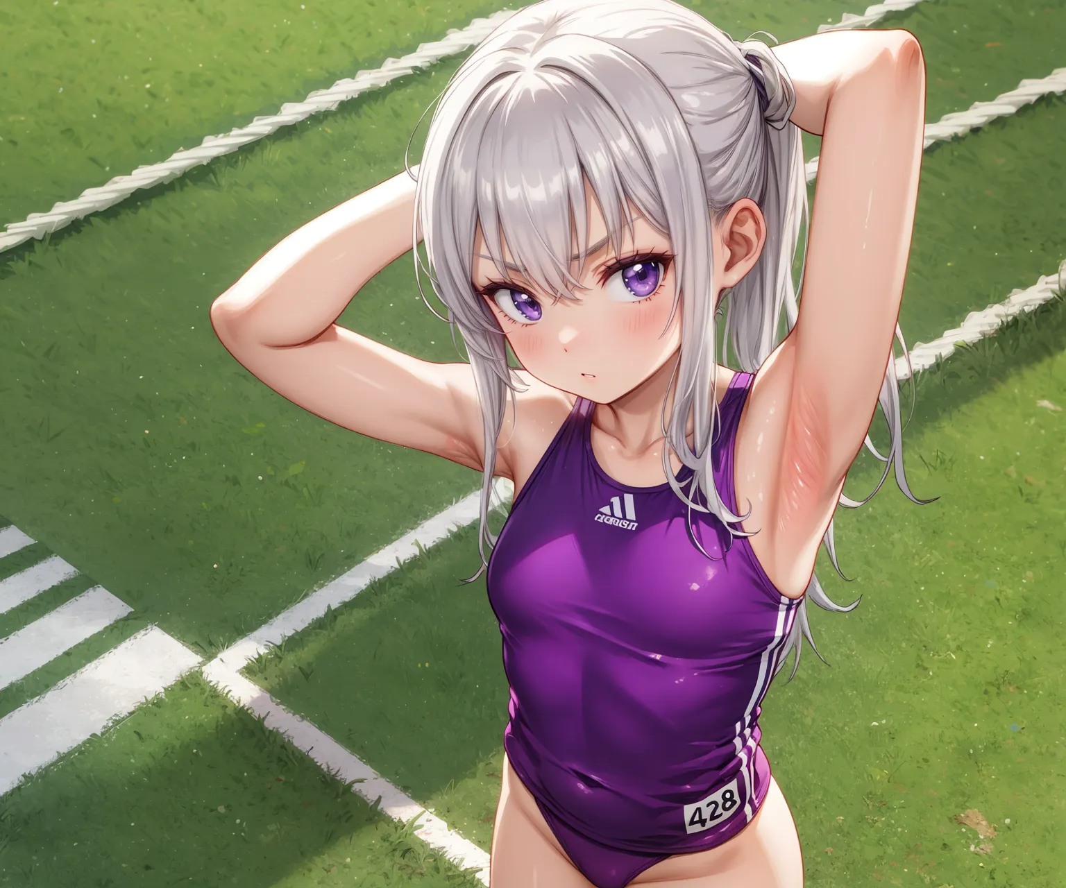 【「腋・脇」AIエロ画像（イラスト・アニメ・二次元風）4705枚まとめ！(17ページ目)のエロ画像14枚目