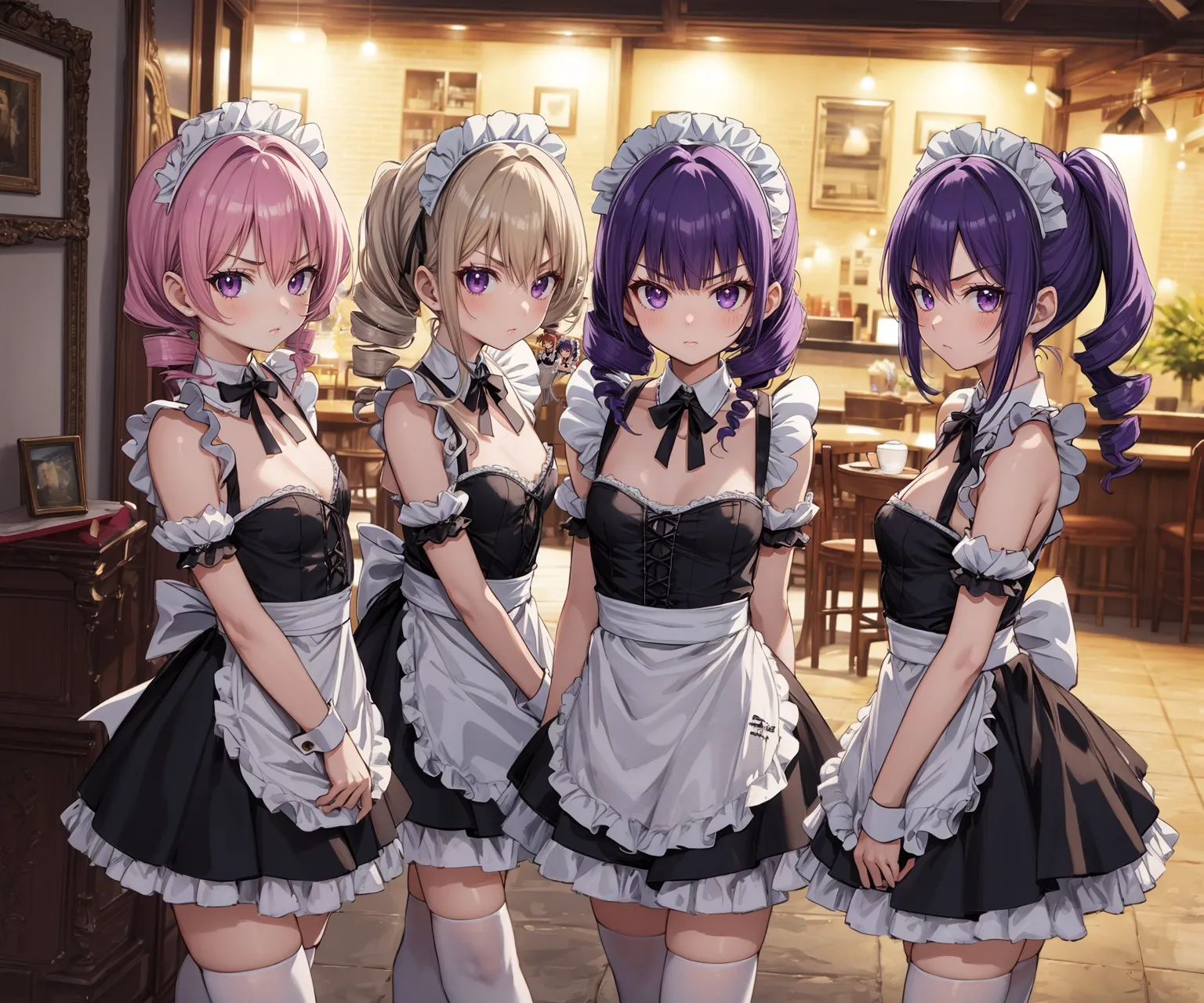 【「メイド」AIエロ画像（イラスト・アニメ・二次元風）516枚まとめ！(3ページ目)のエロ画像2枚目