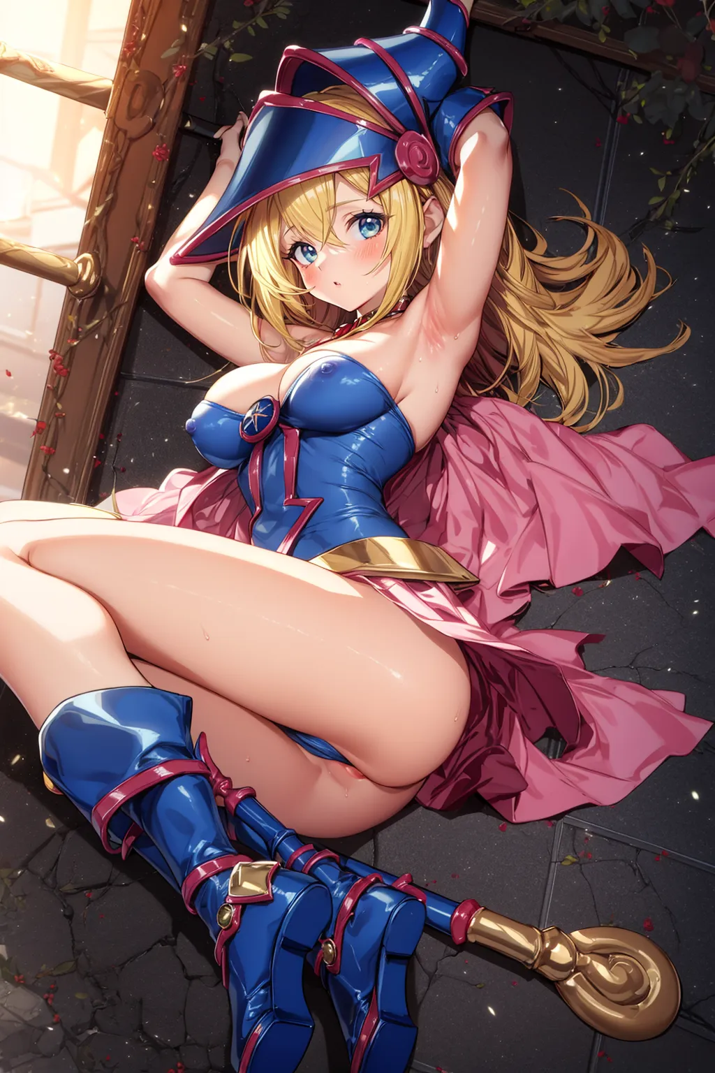 【「腋・脇」AIエロ画像（イラスト・アニメ・二次元風）4705枚まとめ！(17ページ目)のエロ画像2枚目