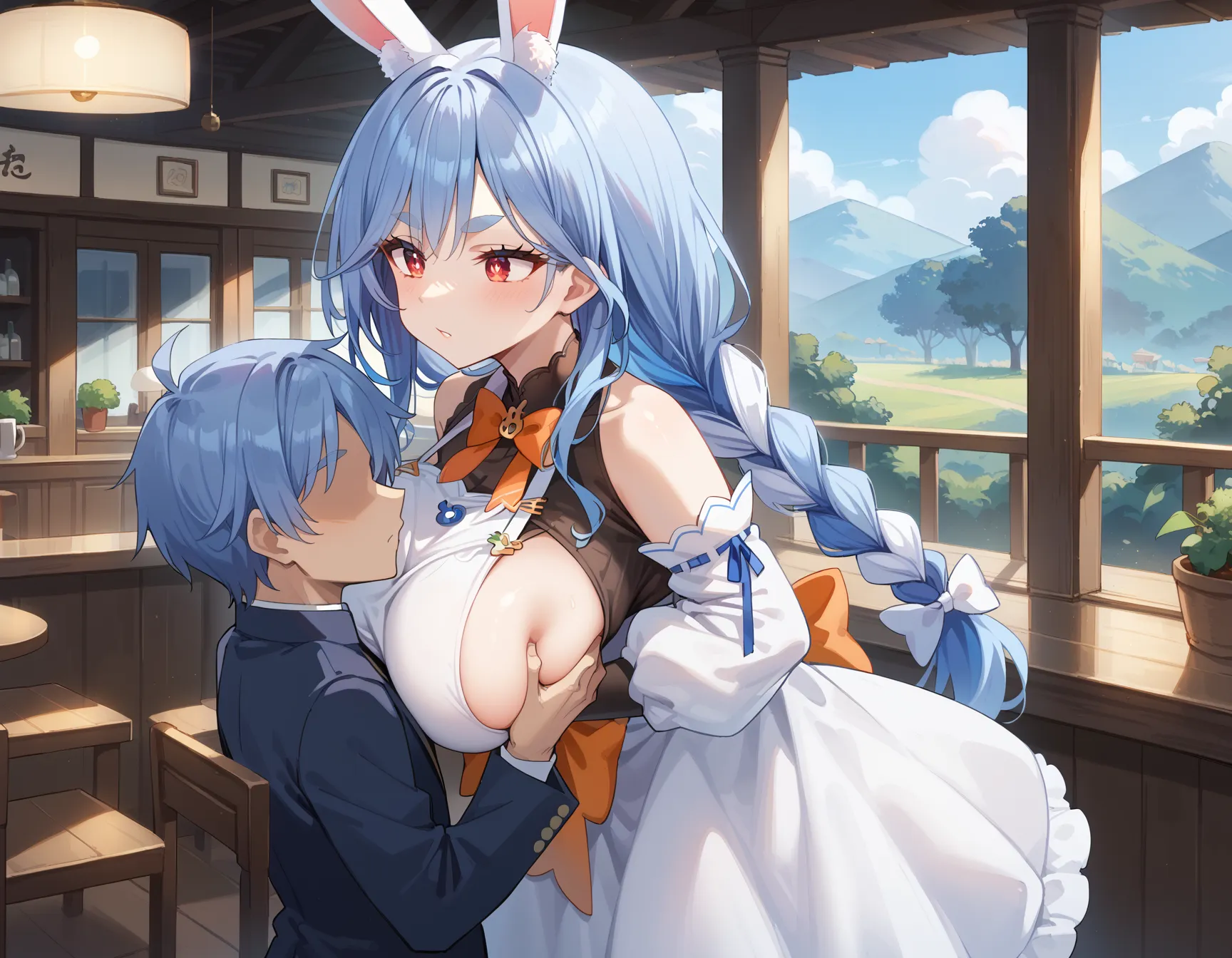 【「下着（ブラジャー・パンティ）」AIエロ画像（イラスト・アニメ・二次元風）15996枚まとめ！(55ページ目)のエロ画像1枚目