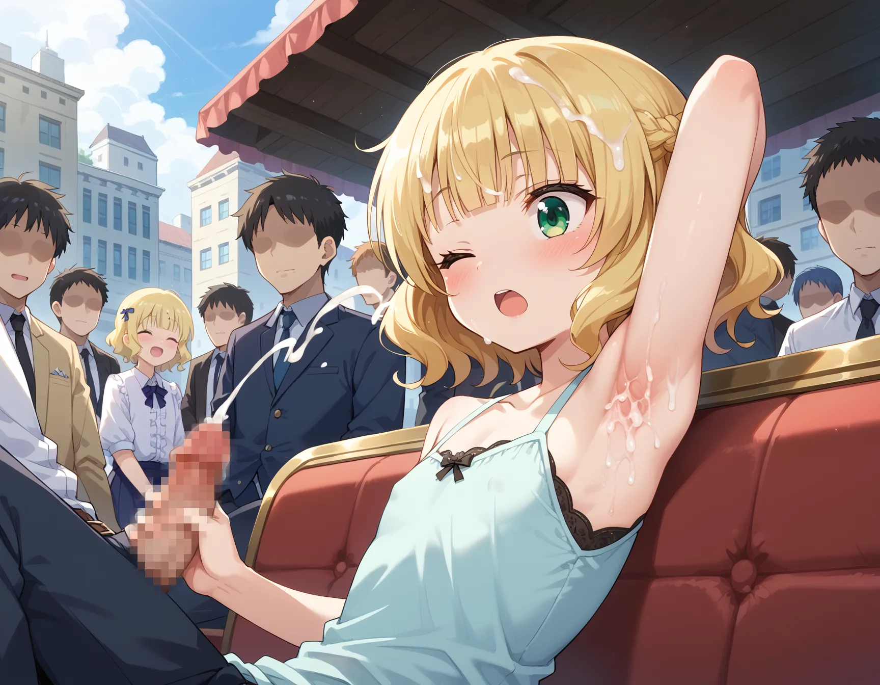 【「腋・脇」AIエロ画像（イラスト・アニメ・二次元風）4705枚まとめ！(16ページ目)のエロ画像26枚目