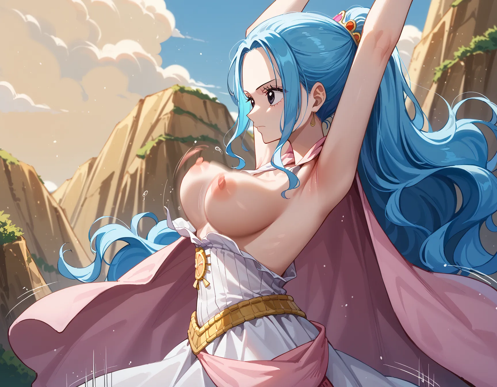 【「腋・脇」AIエロ画像（イラスト・アニメ・二次元風）4705枚まとめ！(16ページ目)のエロ画像19枚目