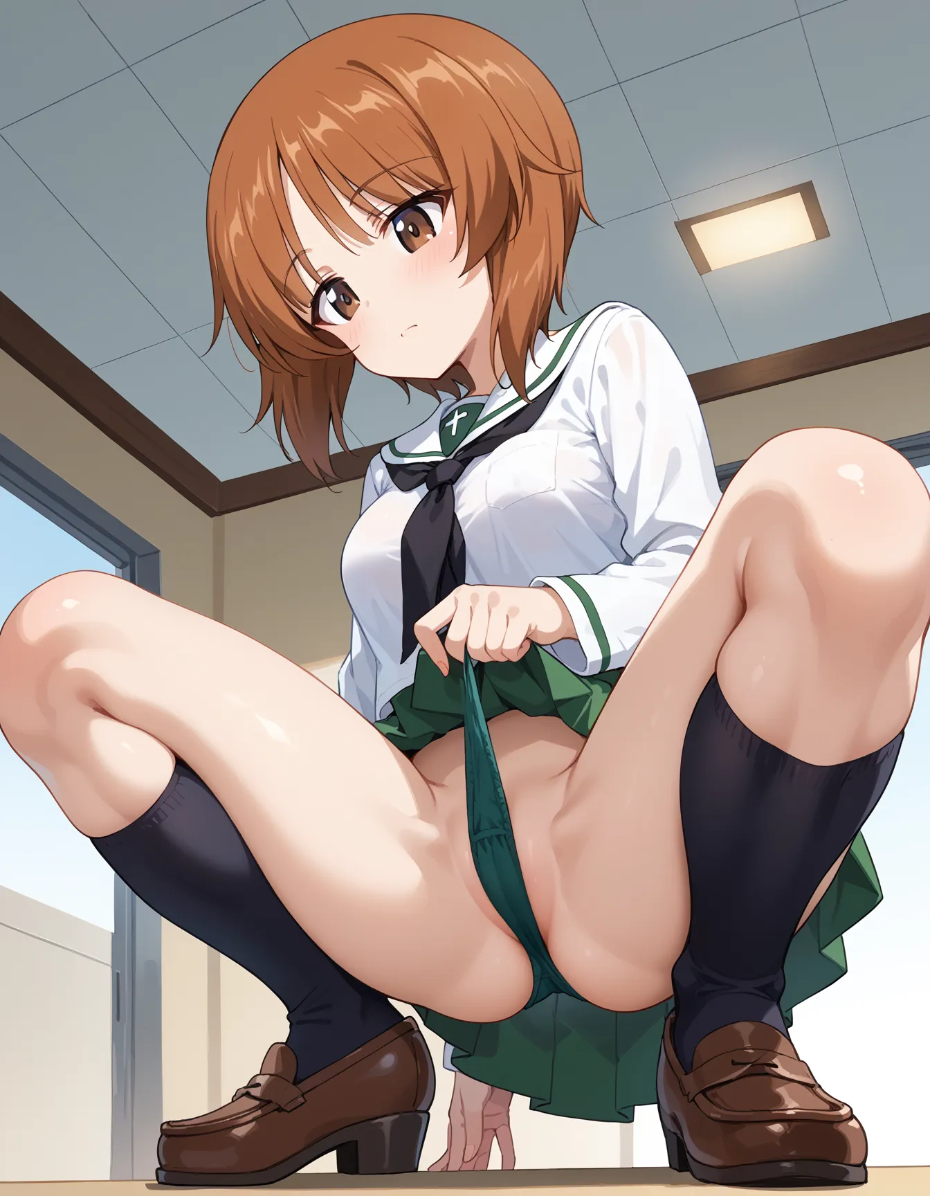 【「学制服」AIエロ画像（イラスト・アニメ・二次元風）4855枚まとめ！(15ページ目)のエロ画像24枚目