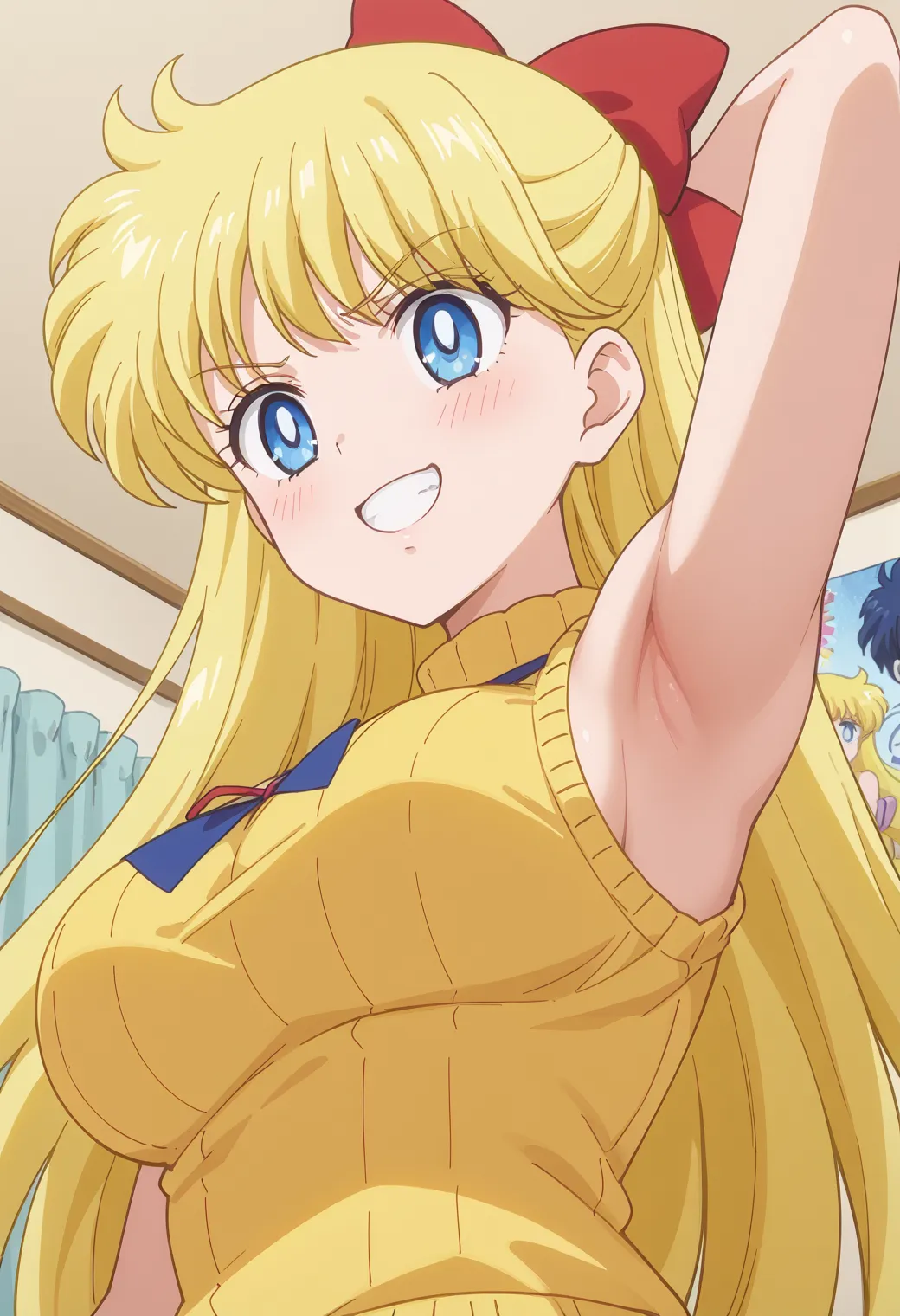 【「腋・脇」AIエロ画像（イラスト・アニメ・二次元風）4705枚まとめ！(16ページ目)のエロ画像14枚目