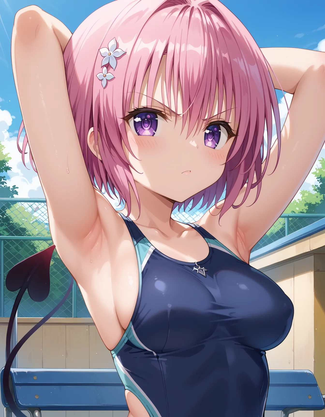 【「腋・脇」AIエロ画像（イラスト・アニメ・二次元風）4705枚まとめ！(16ページ目)のエロ画像5枚目
