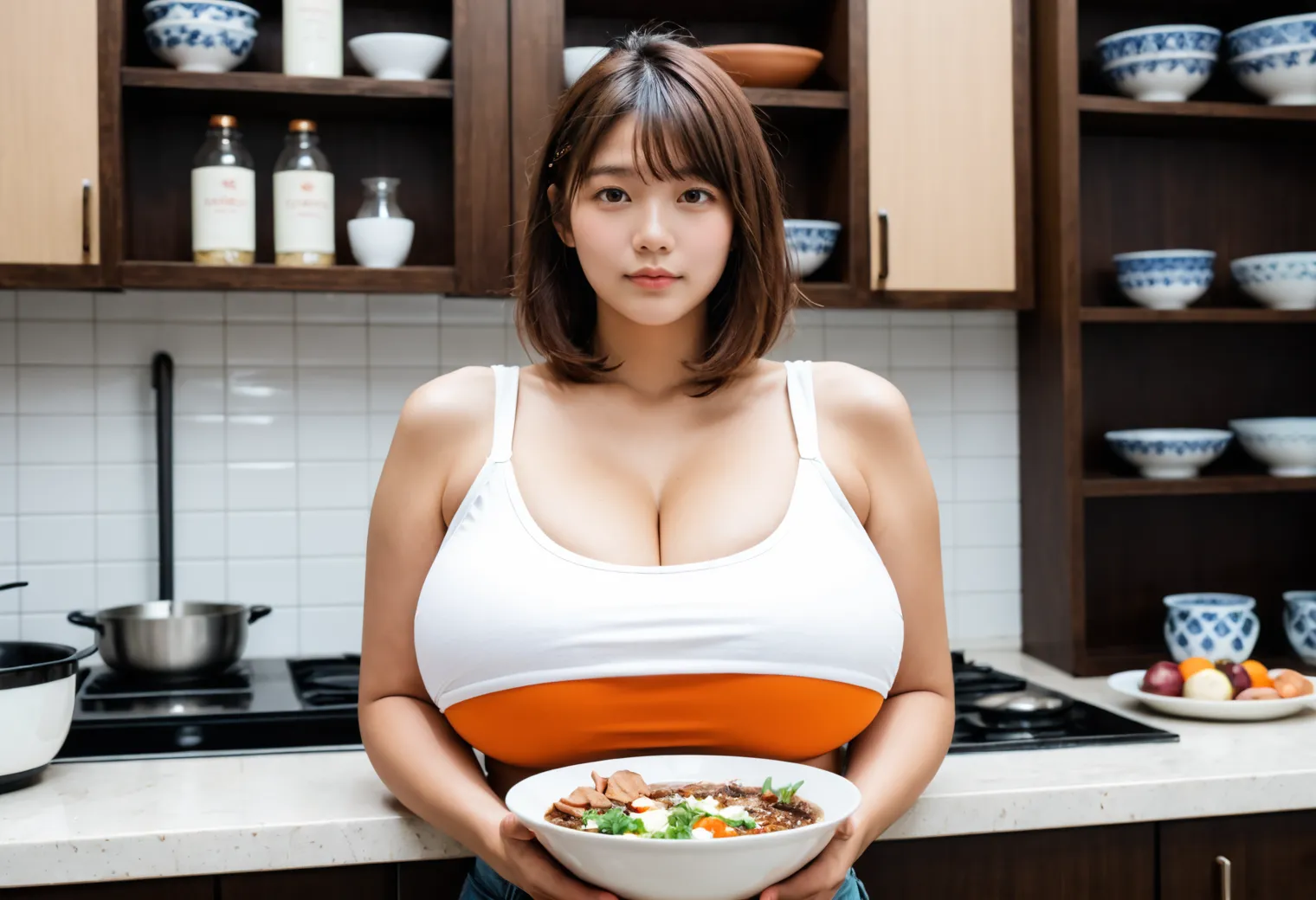 【「爆乳・超乳」AIエロ画像（リアル・実写・フォト風）16616枚まとめ！(57ページ目)のエロ画像16枚目