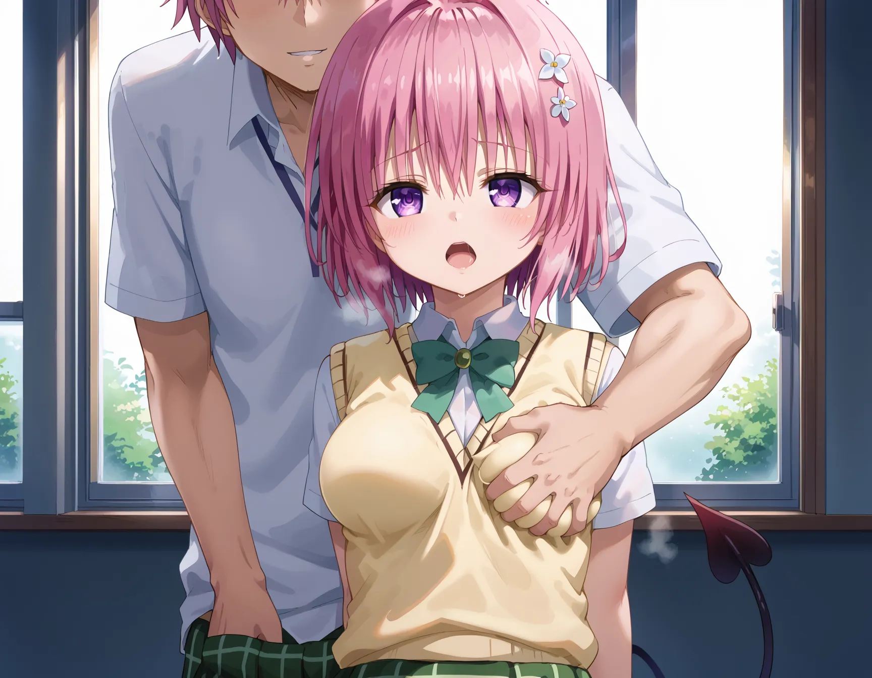 【「学制服」AIエロ画像（イラスト・アニメ・二次元風）4855枚まとめ！(15ページ目)のエロ画像8枚目