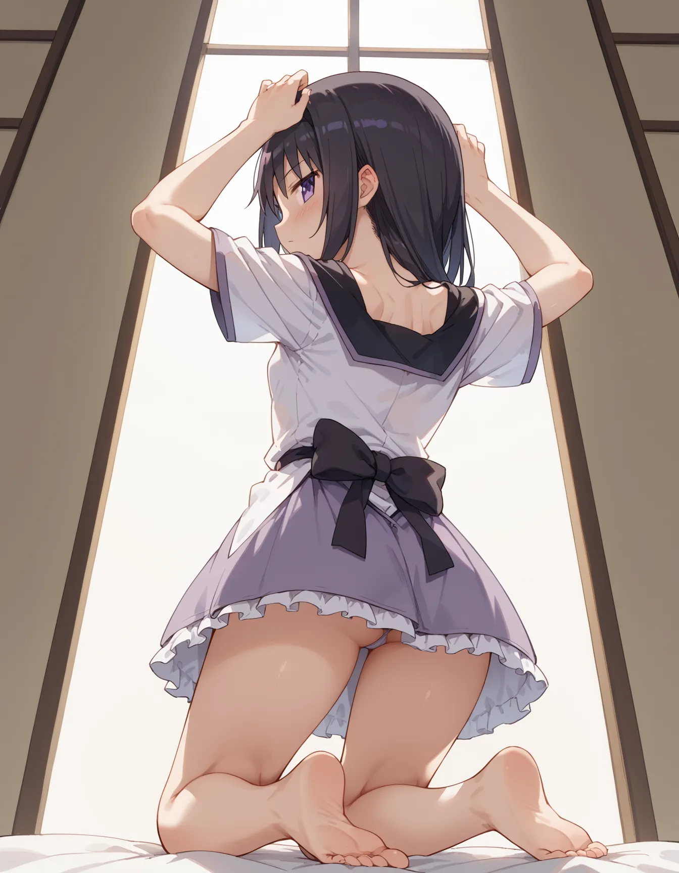 【「尻」AIエロ画像（イラスト・アニメ・二次元風）13361枚まとめ！(43ページ目)のエロ画像23枚目