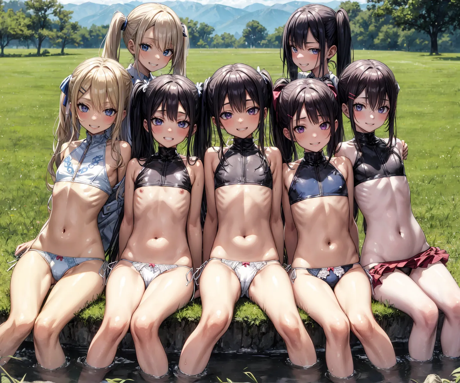 【「下着（ブラジャー・パンティ）」AIエロ画像（イラスト・アニメ・二次元風）15996枚まとめ！(50ページ目)のエロ画像4枚目