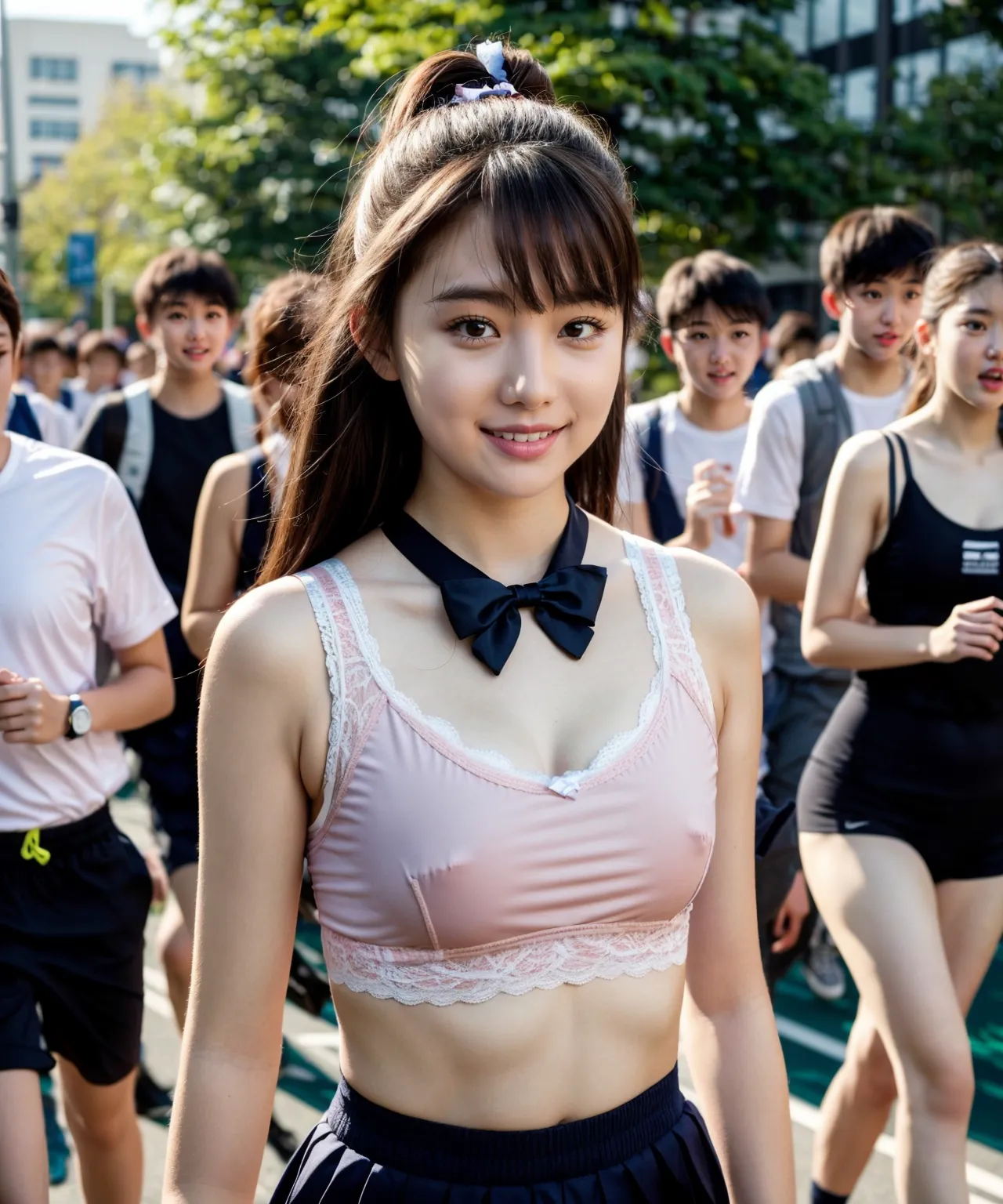 【「学制服」AIエロ画像（リアル・実写・フォト風）8482枚まとめ！(27ページ目)のエロ画像14枚目