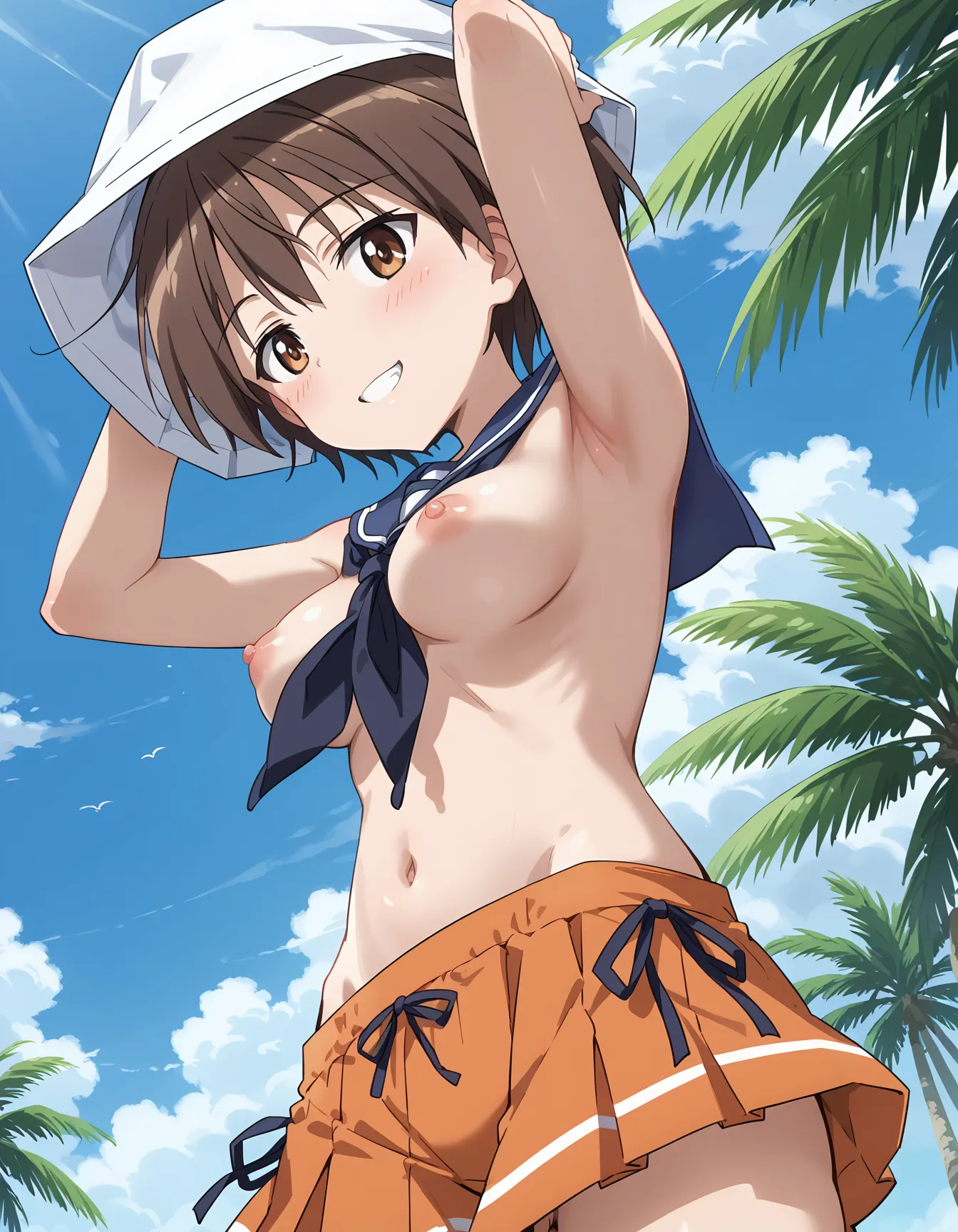 【「腋・脇」AIエロ画像（イラスト・アニメ・二次元風）4705枚まとめ！(15ページ目)のエロ画像4枚目