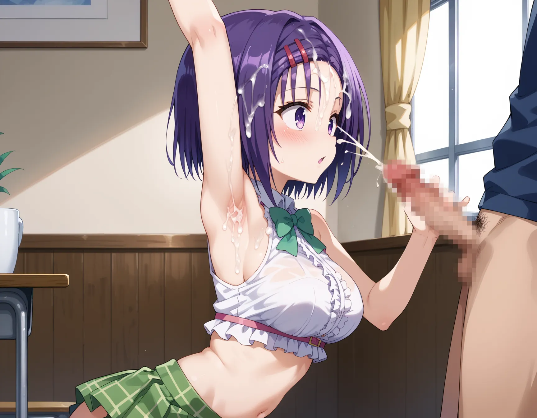【「腋・脇」AIエロ画像（イラスト・アニメ・二次元風）4705枚まとめ！(15ページ目)のエロ画像2枚目