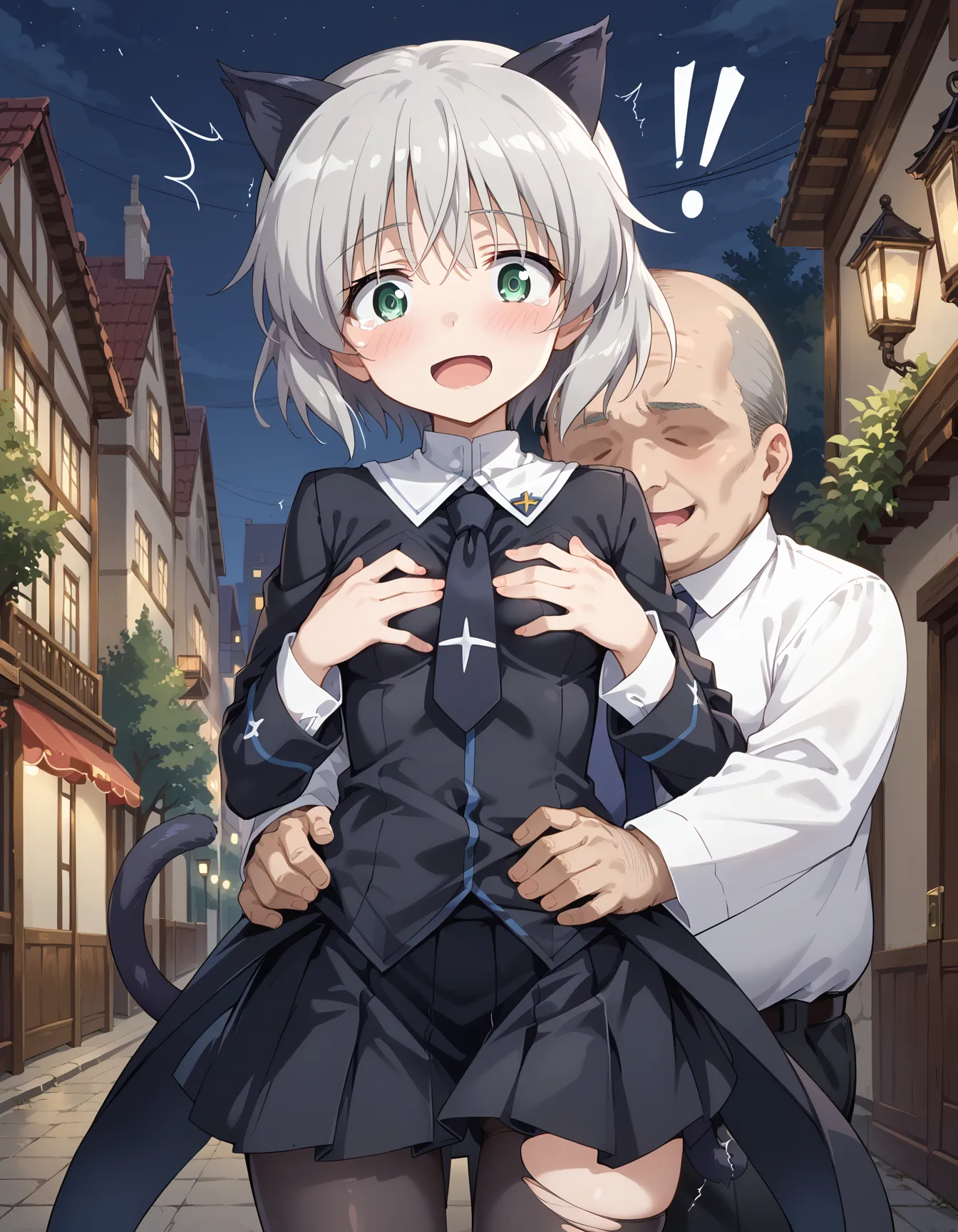 【「ロリ・小柄×パンスト」AIエロ画像（イラスト・アニメ・二次元風）422枚まとめ！(2ページ目)のエロ画像8枚目