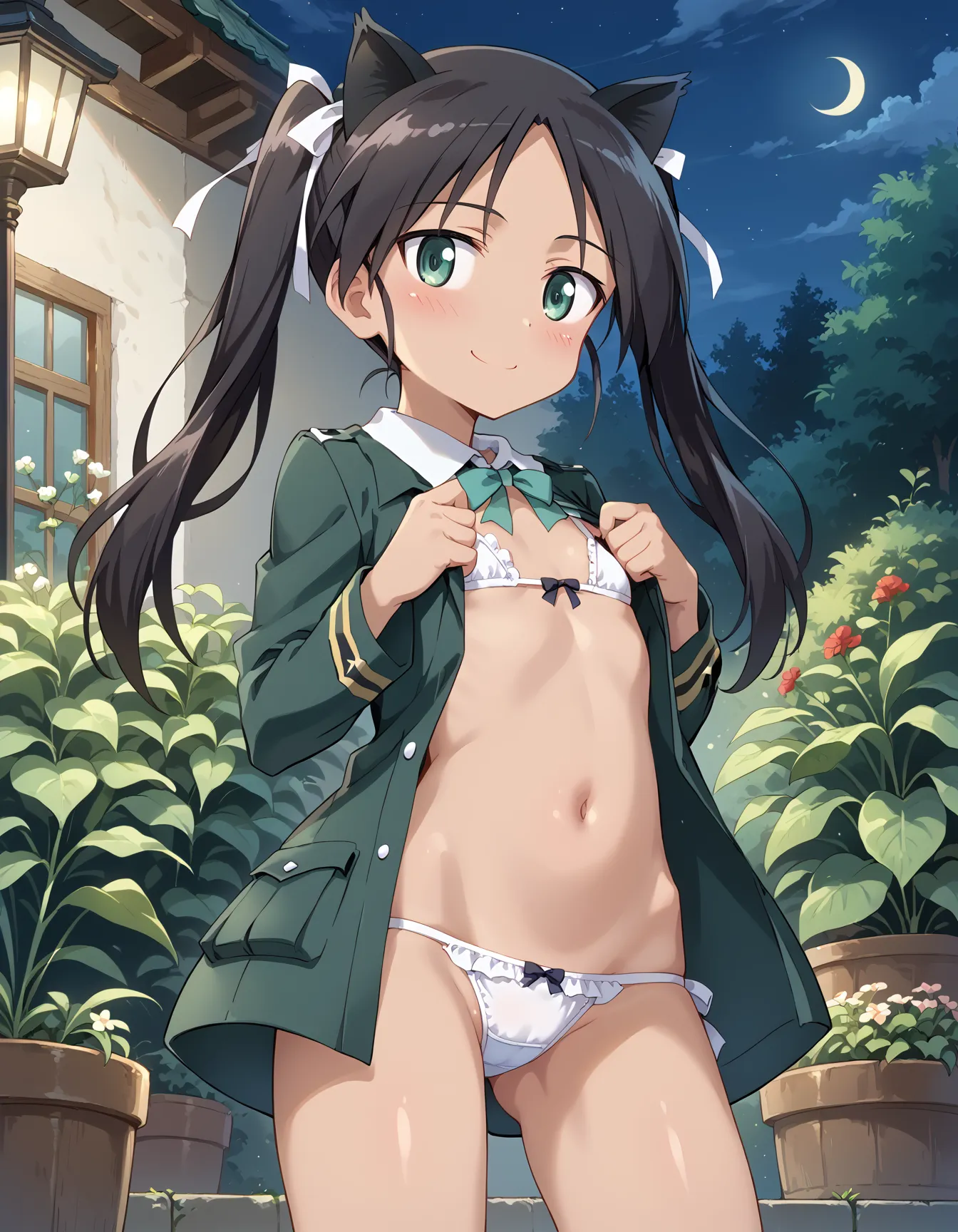 【「下着（ブラジャー・パンティ）」AIエロ画像（イラスト・アニメ・二次元風）15996枚まとめ！(47ページ目)のエロ画像4枚目