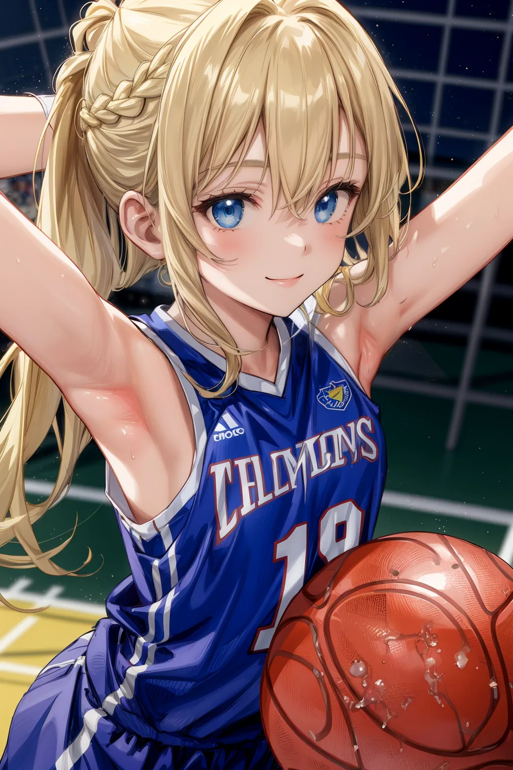 【「腋・脇×下着（ブラジャー・パンティ）」AIエロ画像（イラスト・アニメ・二次元風）1248枚まとめ！(4ページ目)のエロ画像9枚目