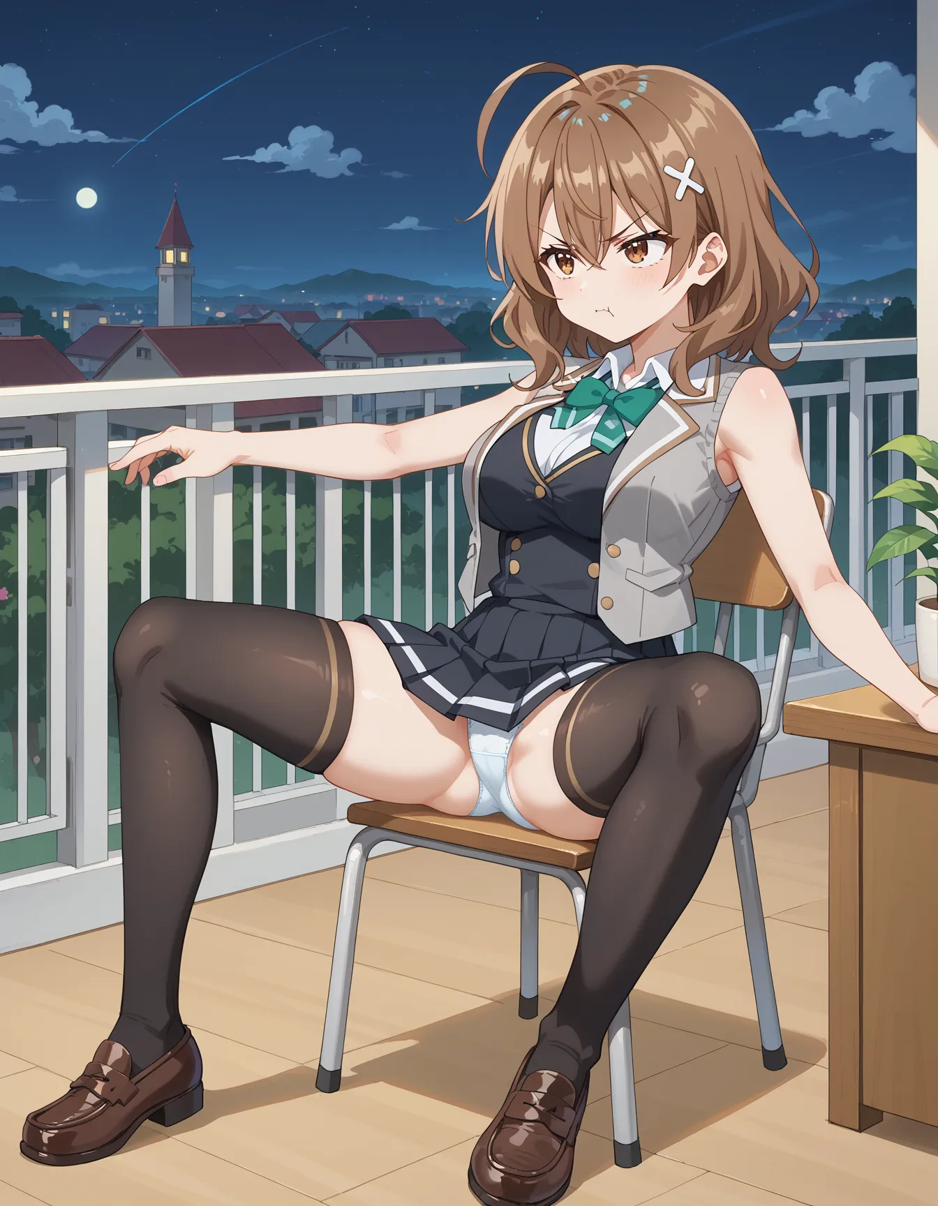 【「学制服」AIエロ画像（イラスト・アニメ・二次元風）4855枚まとめ！(13ページ目)のエロ画像28枚目