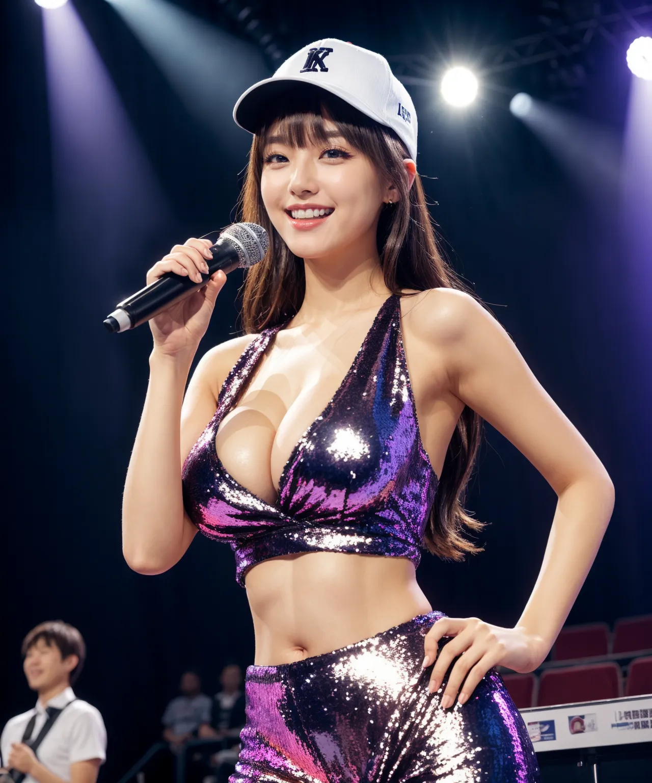 【「爆乳・超乳×アイドル」AIエロ画像（リアル・実写・フォト風）346枚まとめ！(2ページ目)のエロ画像6枚目