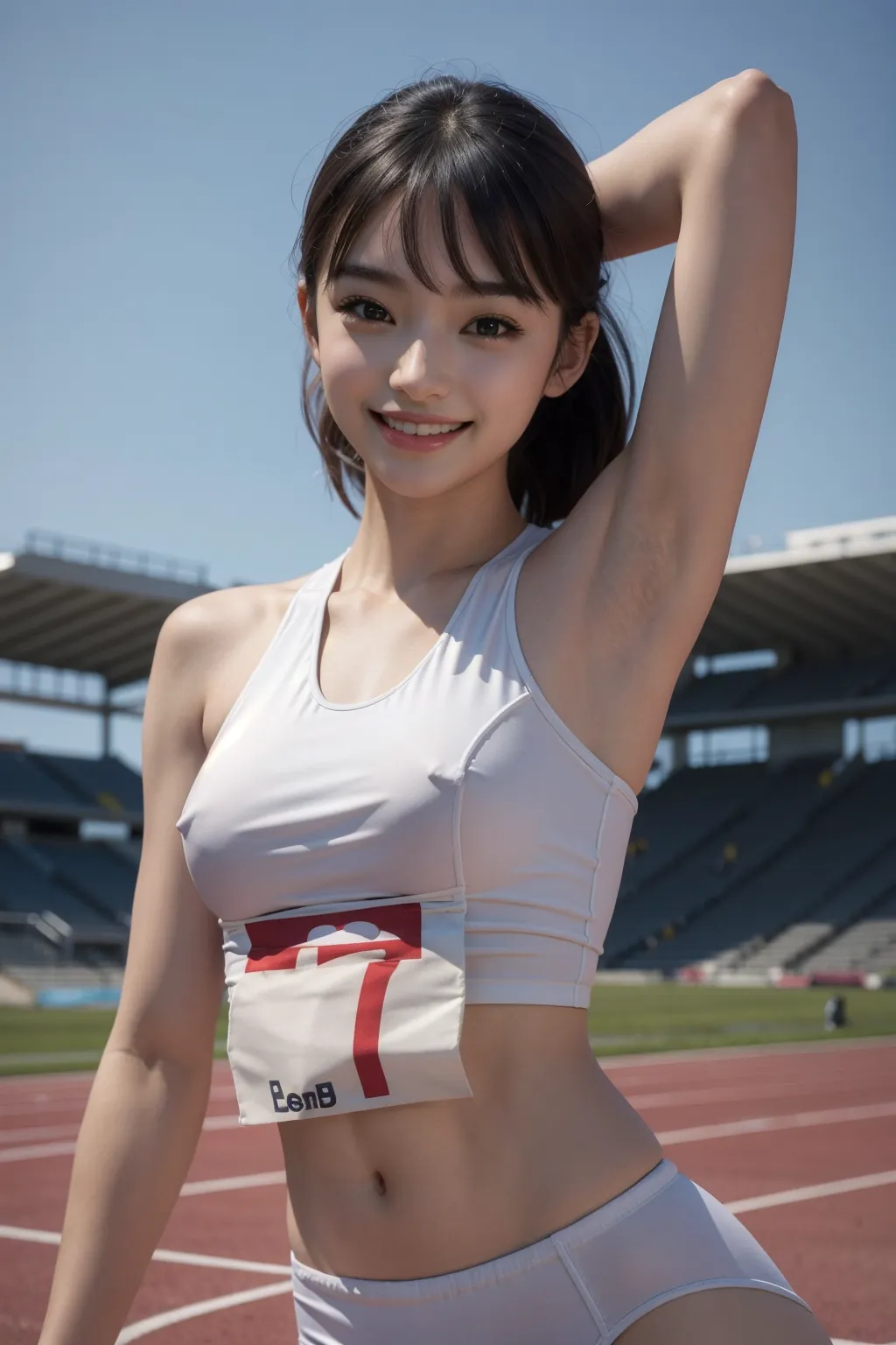 【「陸上」AIエロ画像（リアル・実写・フォト風）1156枚まとめ！(4ページ目)のエロ画像9枚目