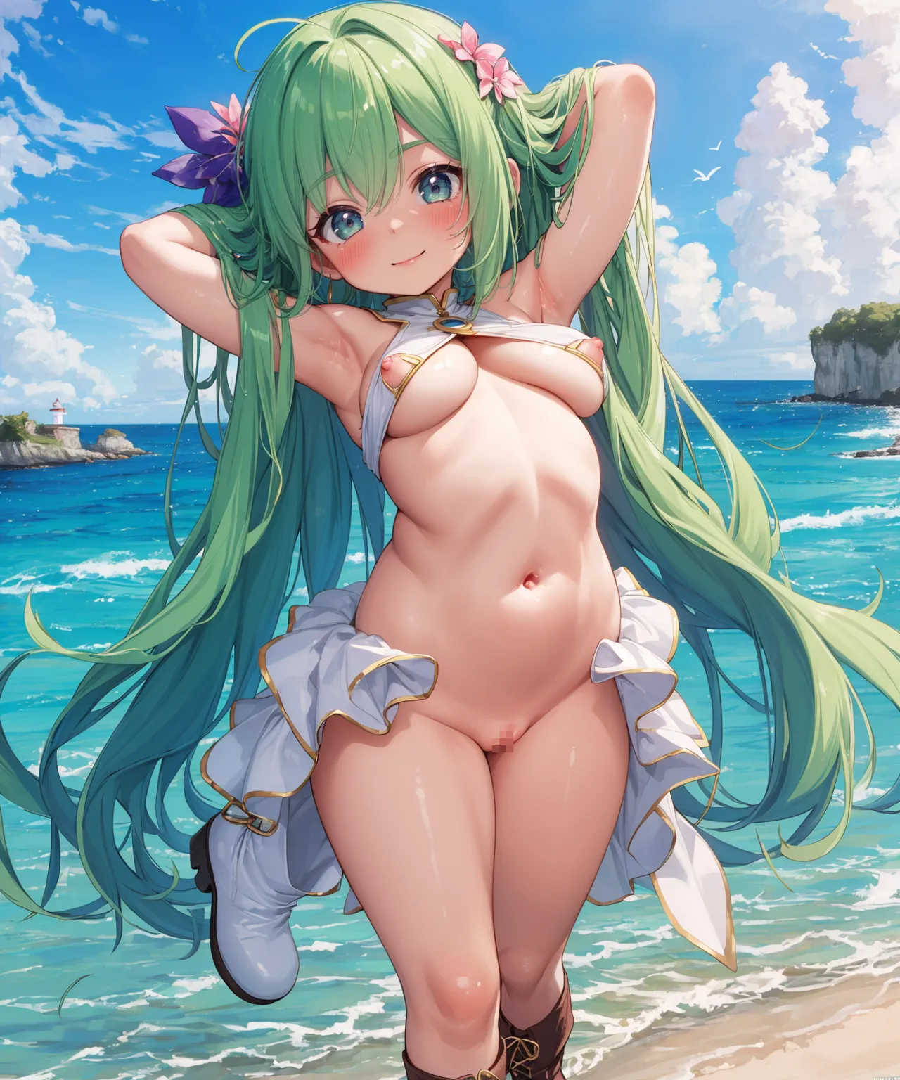 【「爆乳・超乳」AIエロ画像（イラスト・アニメ・二次元風）5621枚まとめ！(15ページ目)のエロ画像19枚目