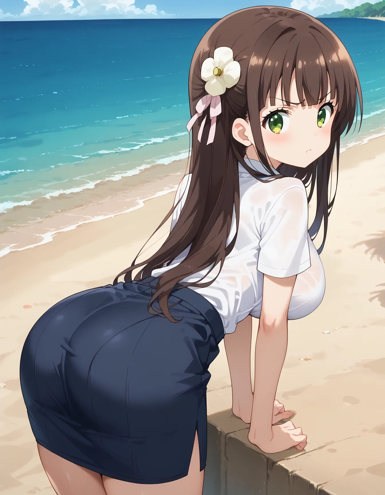 【「尻」AIエロ画像（イラスト・アニメ・二次元風）13361枚まとめ！(36ページ目)のエロ画像8枚目