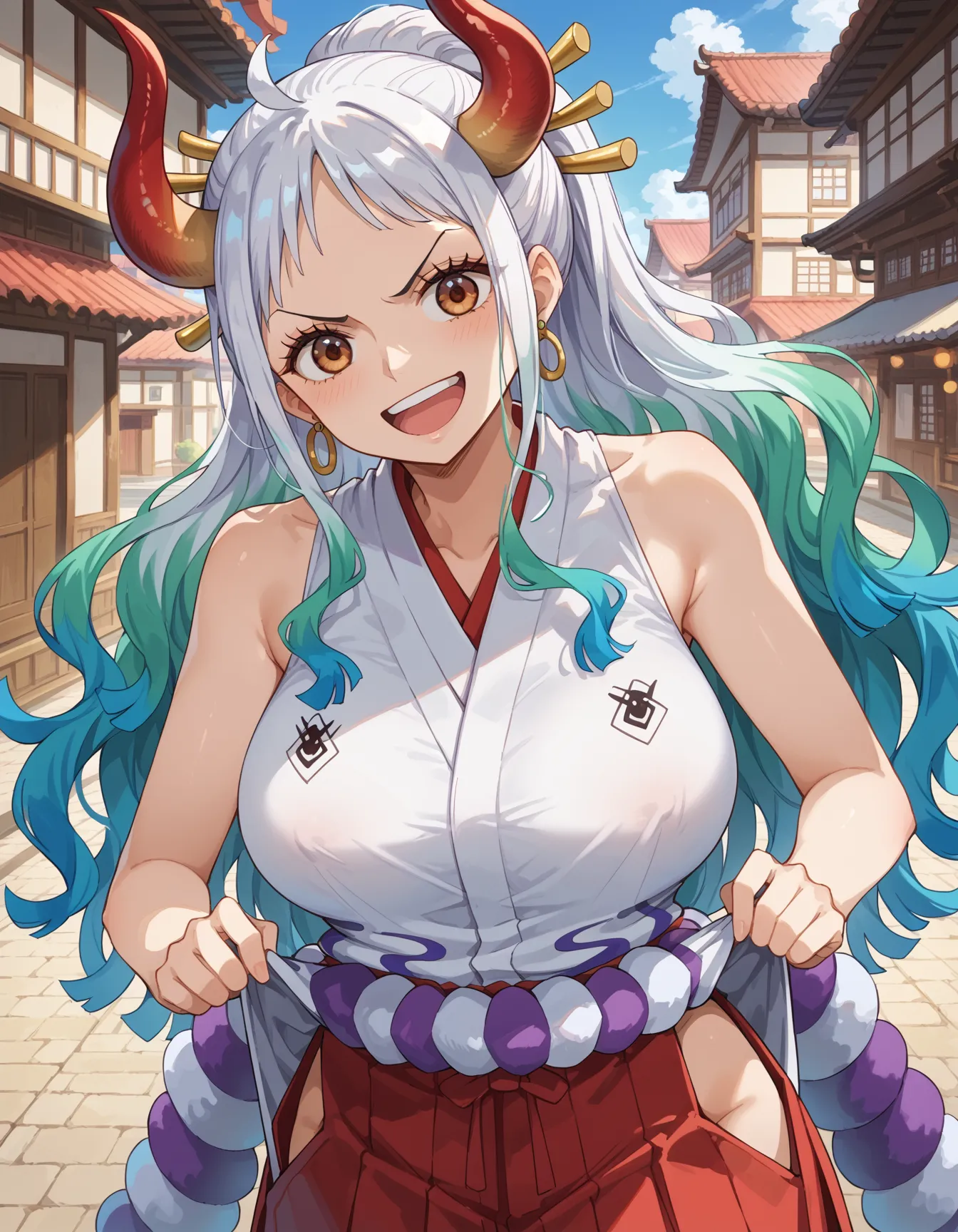 【「着物」AIエロ画像（イラスト・アニメ・二次元風）1472枚まとめ！(4ページ目)のエロ画像15枚目