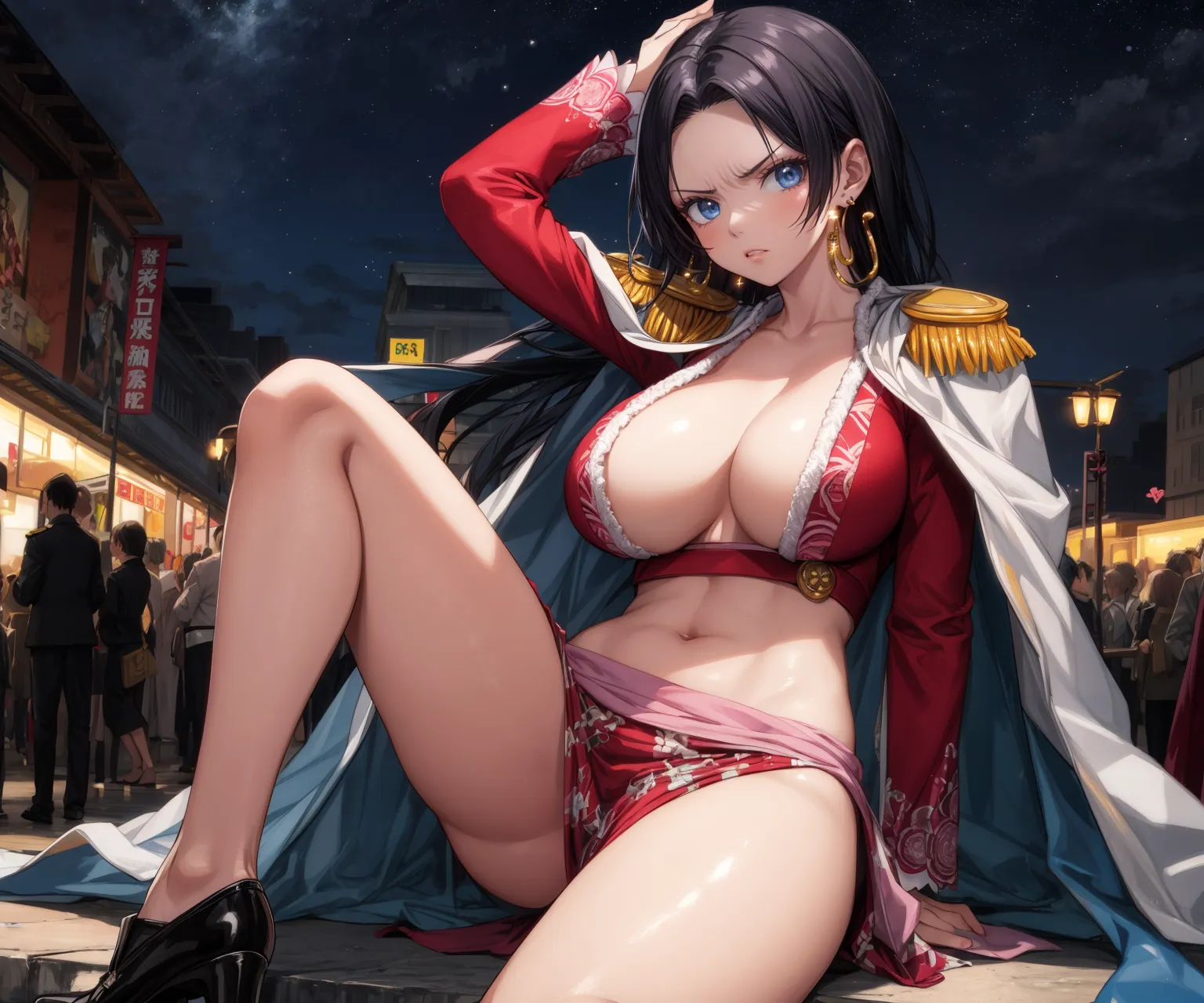 【「爆乳・超乳」AIエロ画像（イラスト・アニメ・二次元風）5621枚まとめ！(15ページ目)のエロ画像7枚目