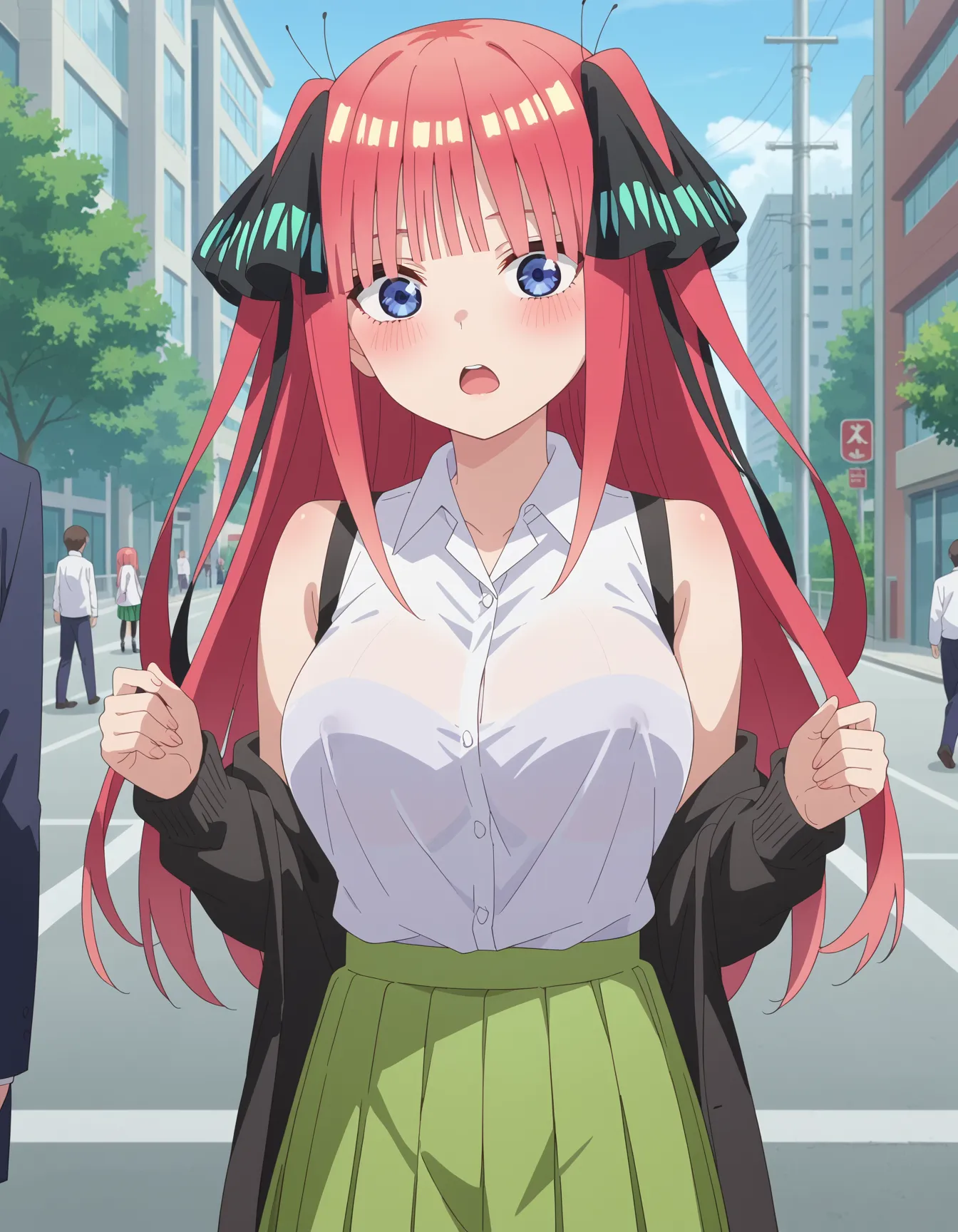 【「学制服」AIエロ画像（イラスト・アニメ・二次元風）4855枚まとめ！(13ページ目)のエロ画像7枚目