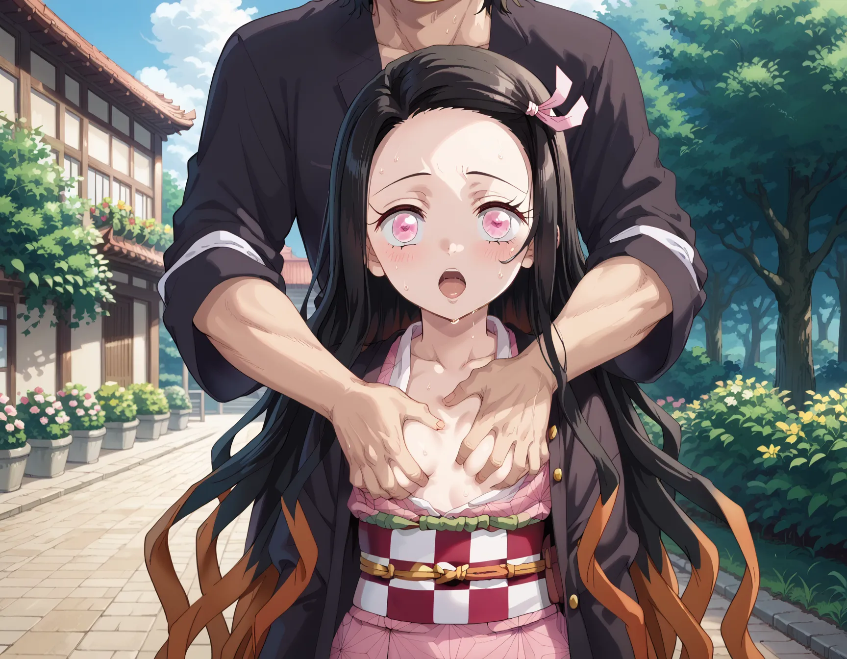 【「着物」AIエロ画像（イラスト・アニメ・二次元風）1472枚まとめ！(4ページ目)のエロ画像14枚目