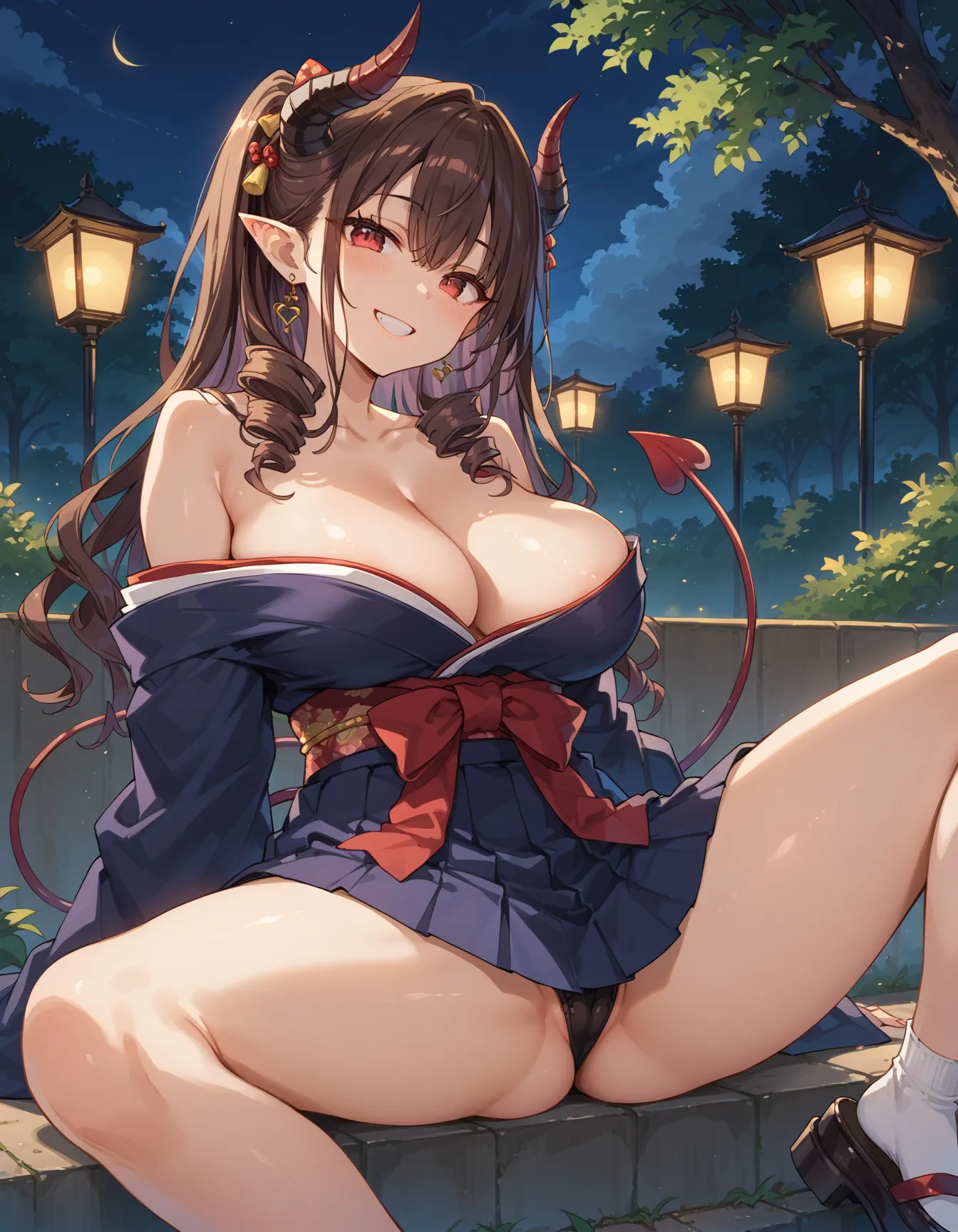 【「着物」AIエロ画像（イラスト・アニメ・二次元風）1472枚まとめ！(4ページ目)のエロ画像13枚目