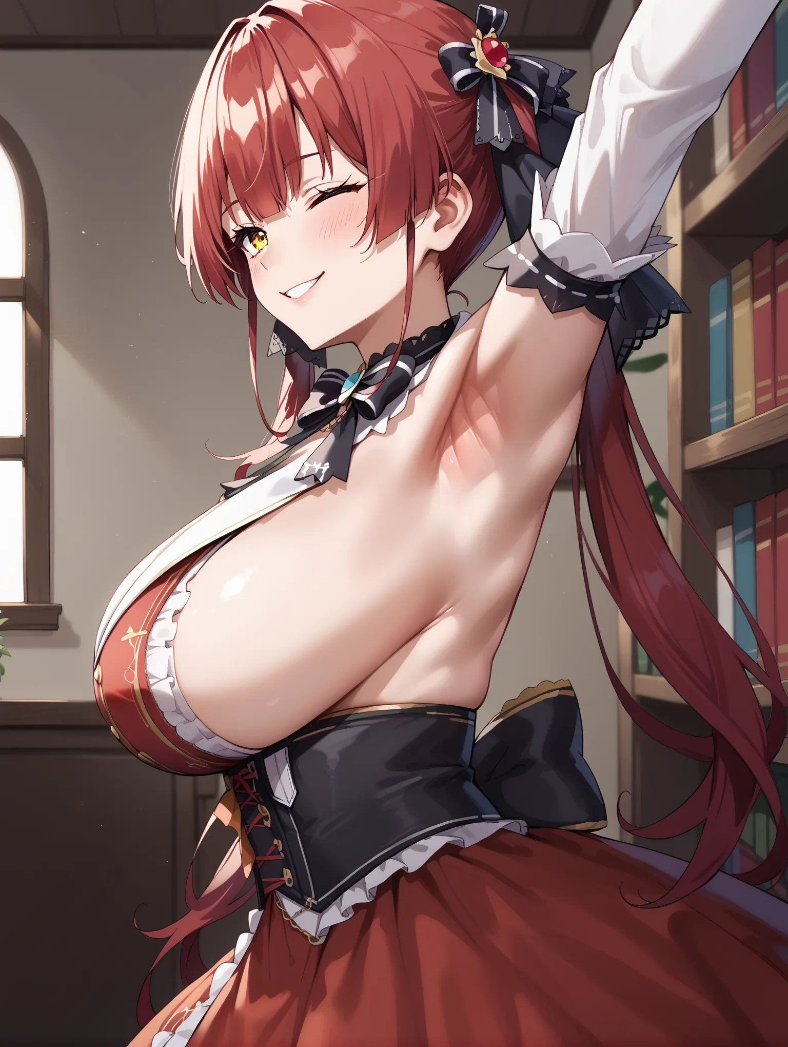 【「腋・脇」AIエロ画像（イラスト・アニメ・二次元風）4705枚まとめ！(12ページ目)のエロ画像10枚目