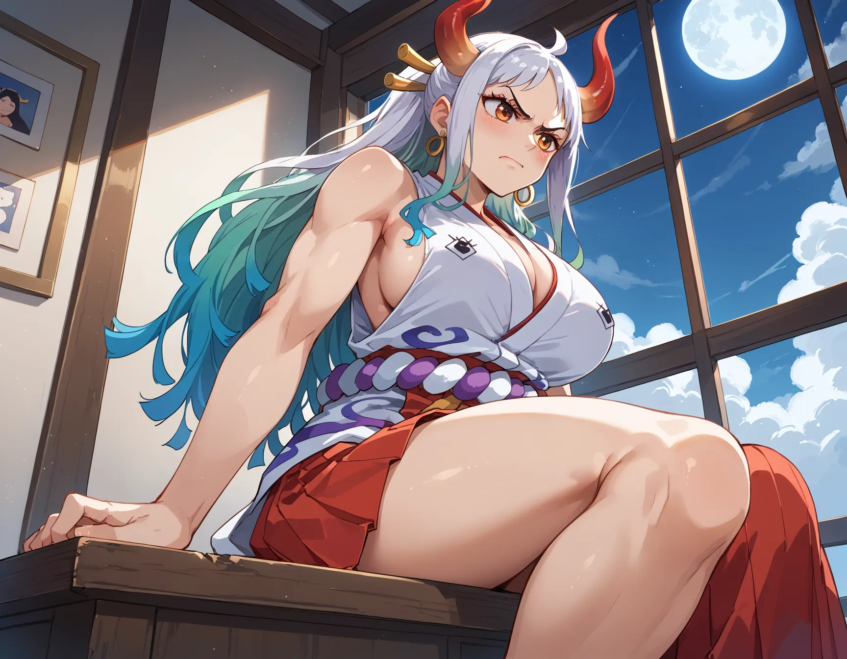 【「着物」AIエロ画像（イラスト・アニメ・二次元風）1472枚まとめ！(4ページ目)のエロ画像8枚目