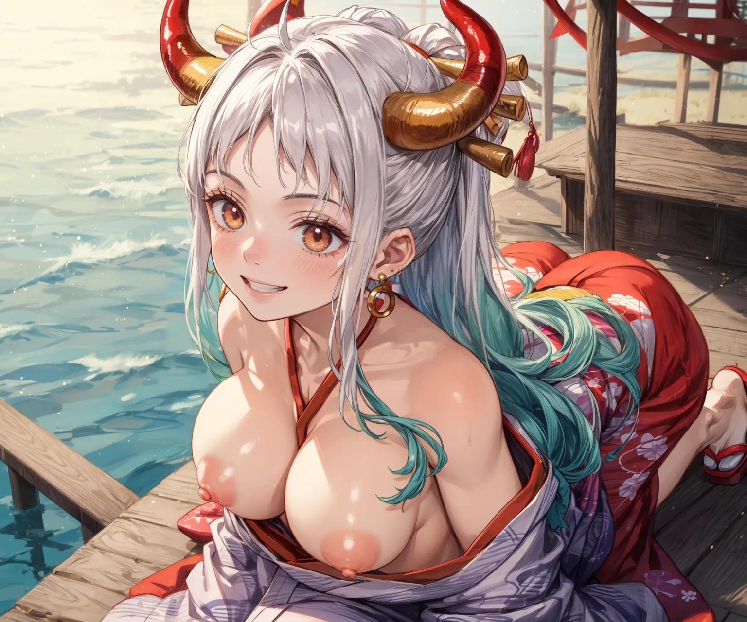 【「爆乳・超乳」AIエロ画像（イラスト・アニメ・二次元風）5621枚まとめ！(14ページ目)のエロ画像5枚目