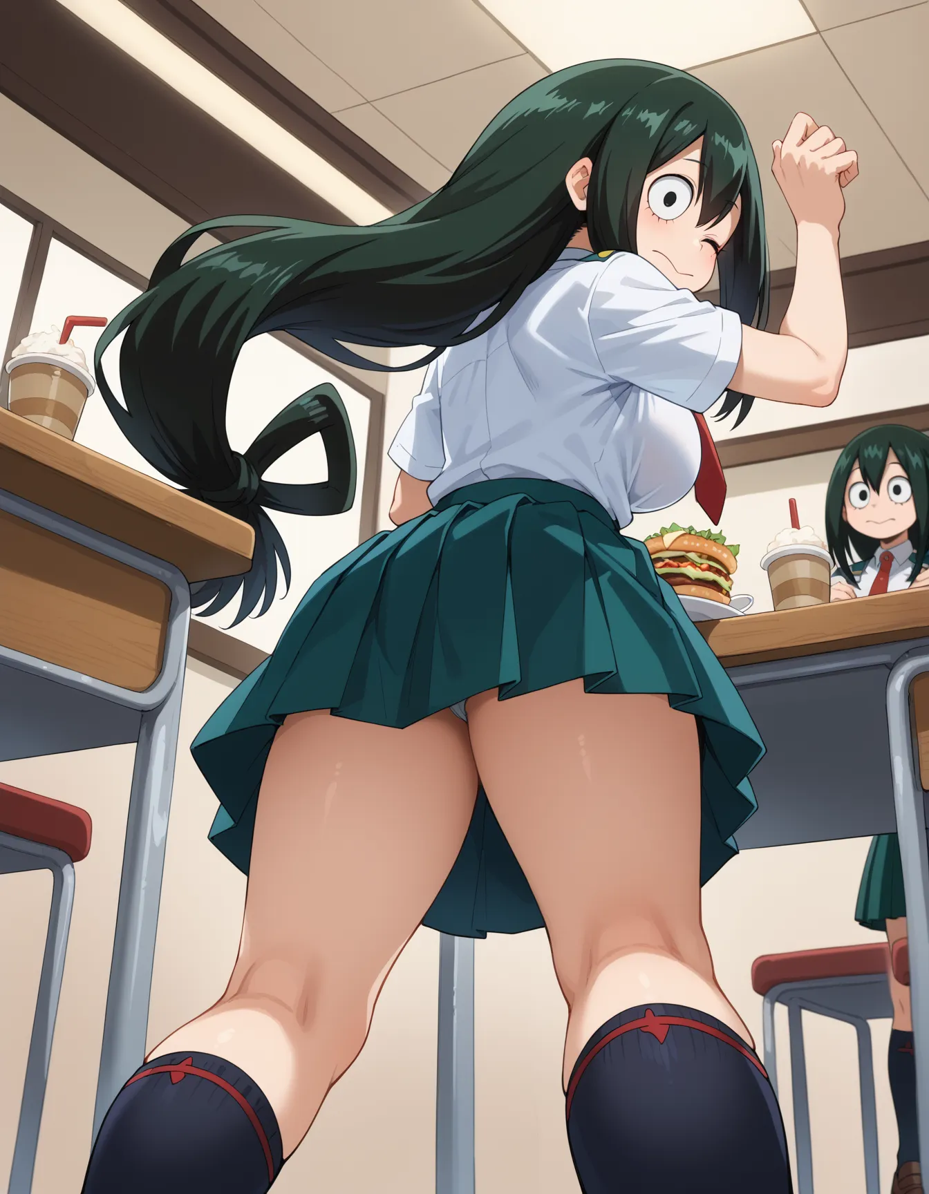 【「学制服」AIエロ画像（イラスト・アニメ・二次元風）4855枚まとめ！(11ページ目)のエロ画像9枚目