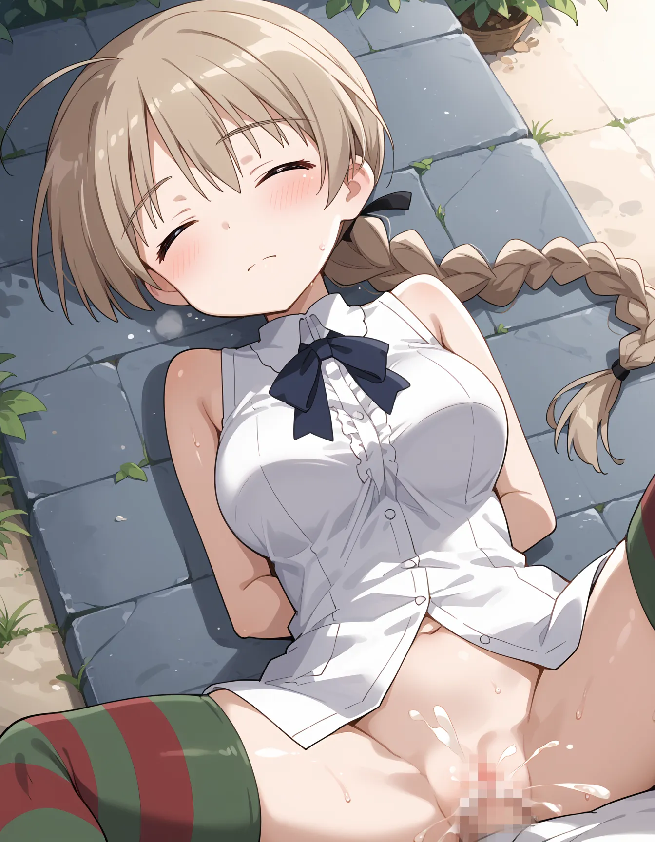 【「下着（ブラジャー・パンティ）」AIエロ画像（イラスト・アニメ・二次元風）15996枚まとめ！(34ページ目)のエロ画像21枚目