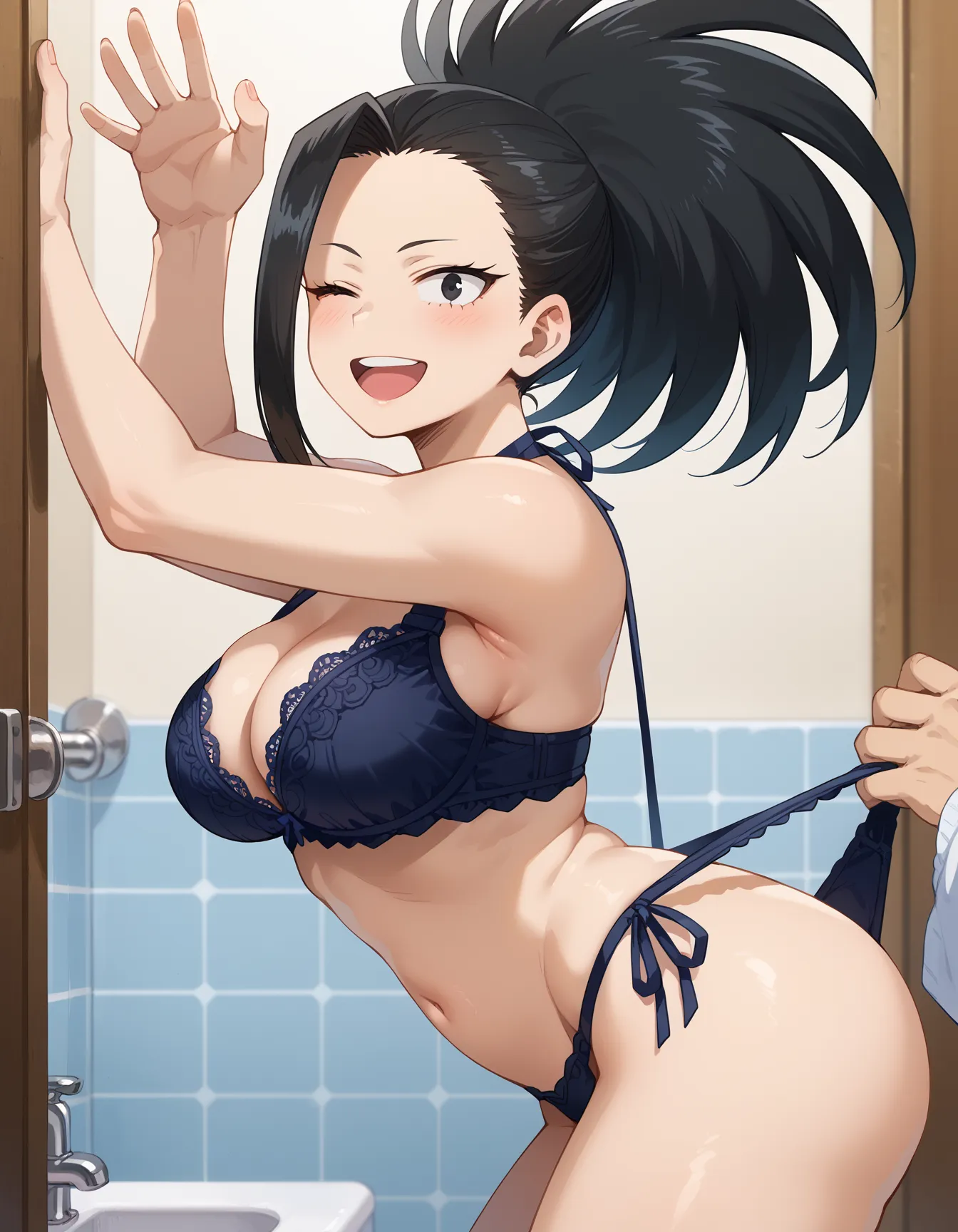 【「下着（ブラジャー・パンティ）」AIエロ画像（イラスト・アニメ・二次元風）15996枚まとめ！(34ページ目)のエロ画像19枚目