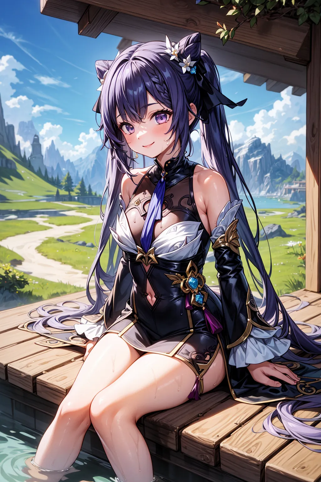 【「貧乳」AIエロ画像（イラスト・アニメ・二次元風）8390枚まとめ！(18ページ目)のエロ画像25枚目