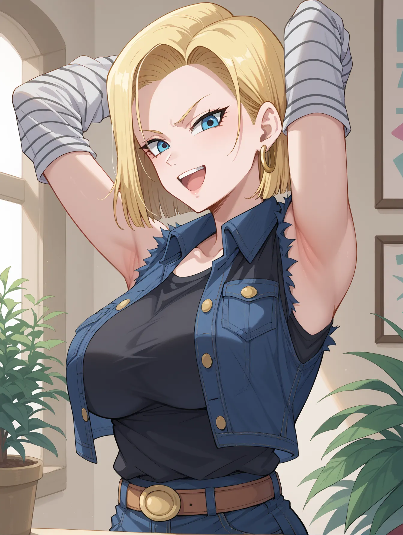 【「腋・脇」AIエロ画像（イラスト・アニメ・二次元風）4705枚まとめ！(9ページ目)のエロ画像27枚目