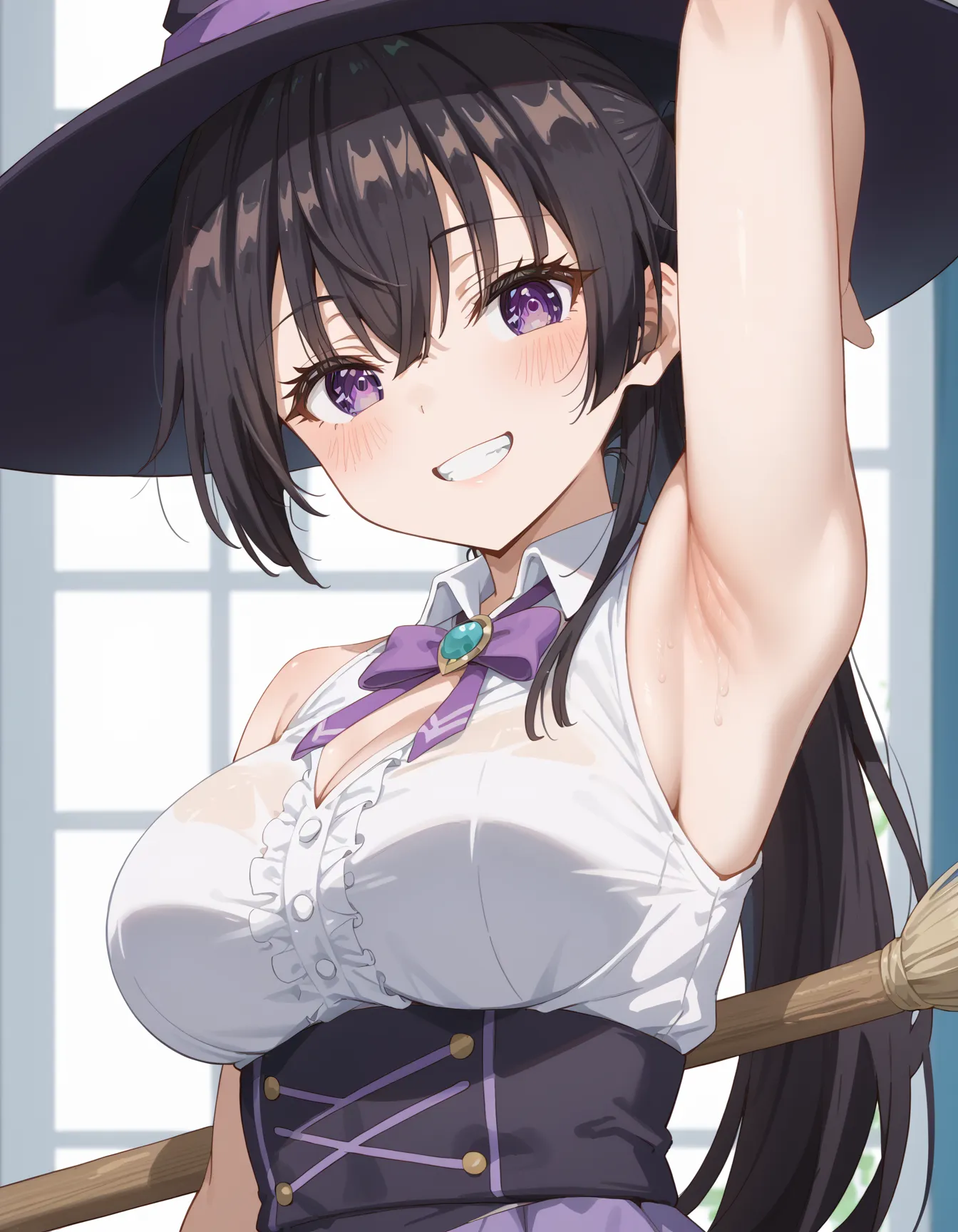 【「腋・脇」AIエロ画像（イラスト・アニメ・二次元風）4705枚まとめ！(9ページ目)のエロ画像20枚目