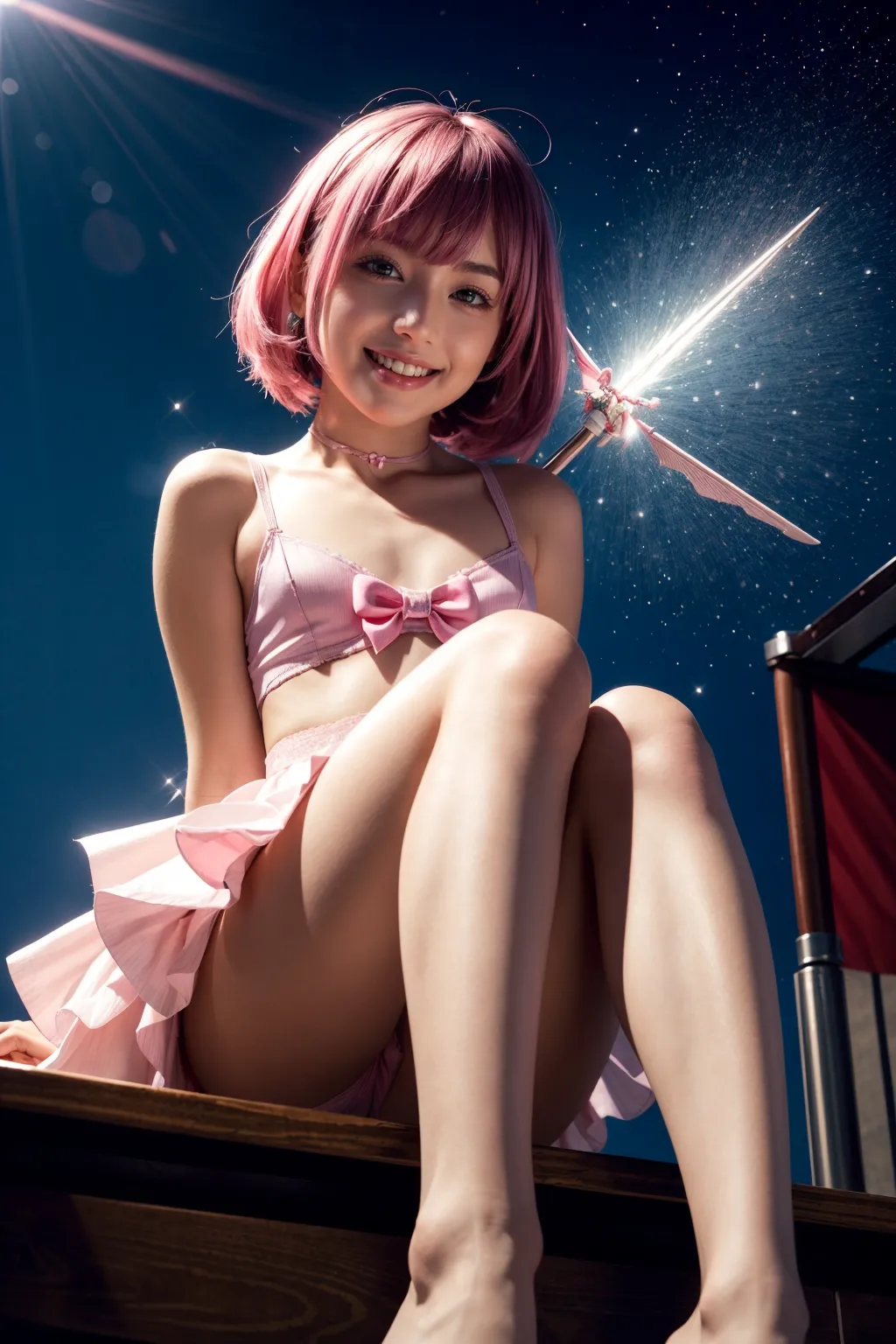 【「貧乳×下着（ブラジャー・パンティ）」AIエロ画像（リアル・実写・フォト風）4951枚まとめ！(10ページ目)のエロ画像3枚目