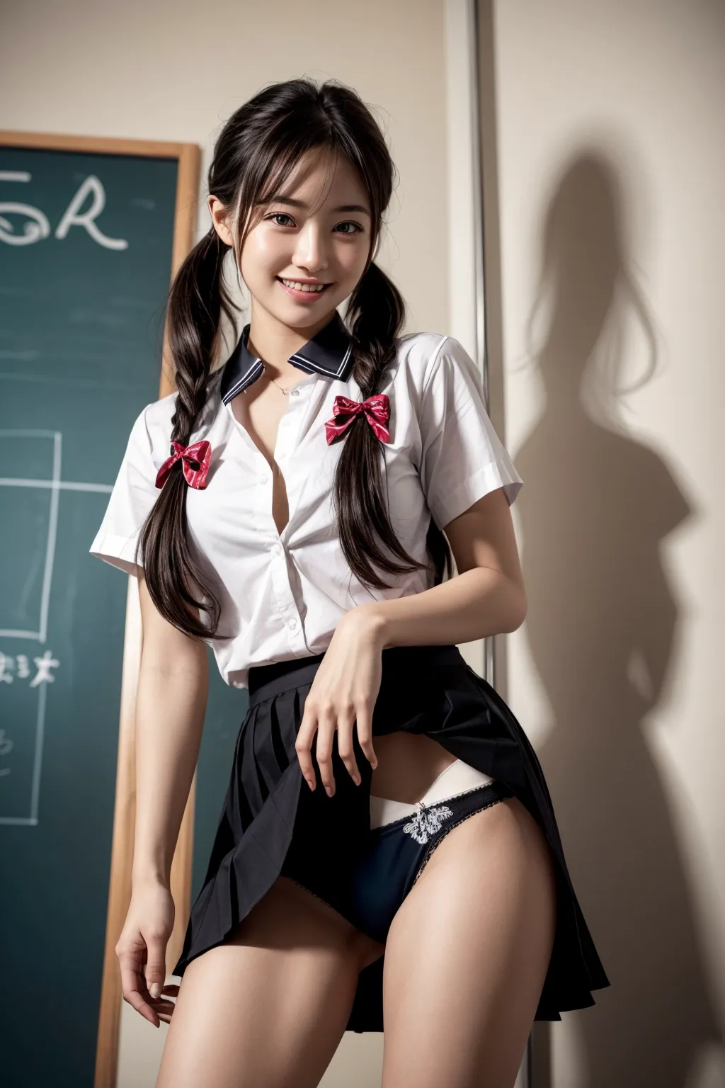 【「貧乳×下着（ブラジャー・パンティ）」AIエロ画像（リアル・実写・フォト風）4951枚まとめ！(10ページ目)のエロ画像1枚目