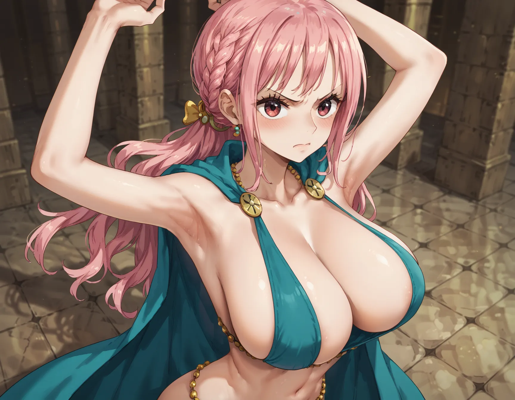 【「腋・脇」AIエロ画像（イラスト・アニメ・二次元風）4705枚まとめ！(9ページ目)のエロ画像7枚目